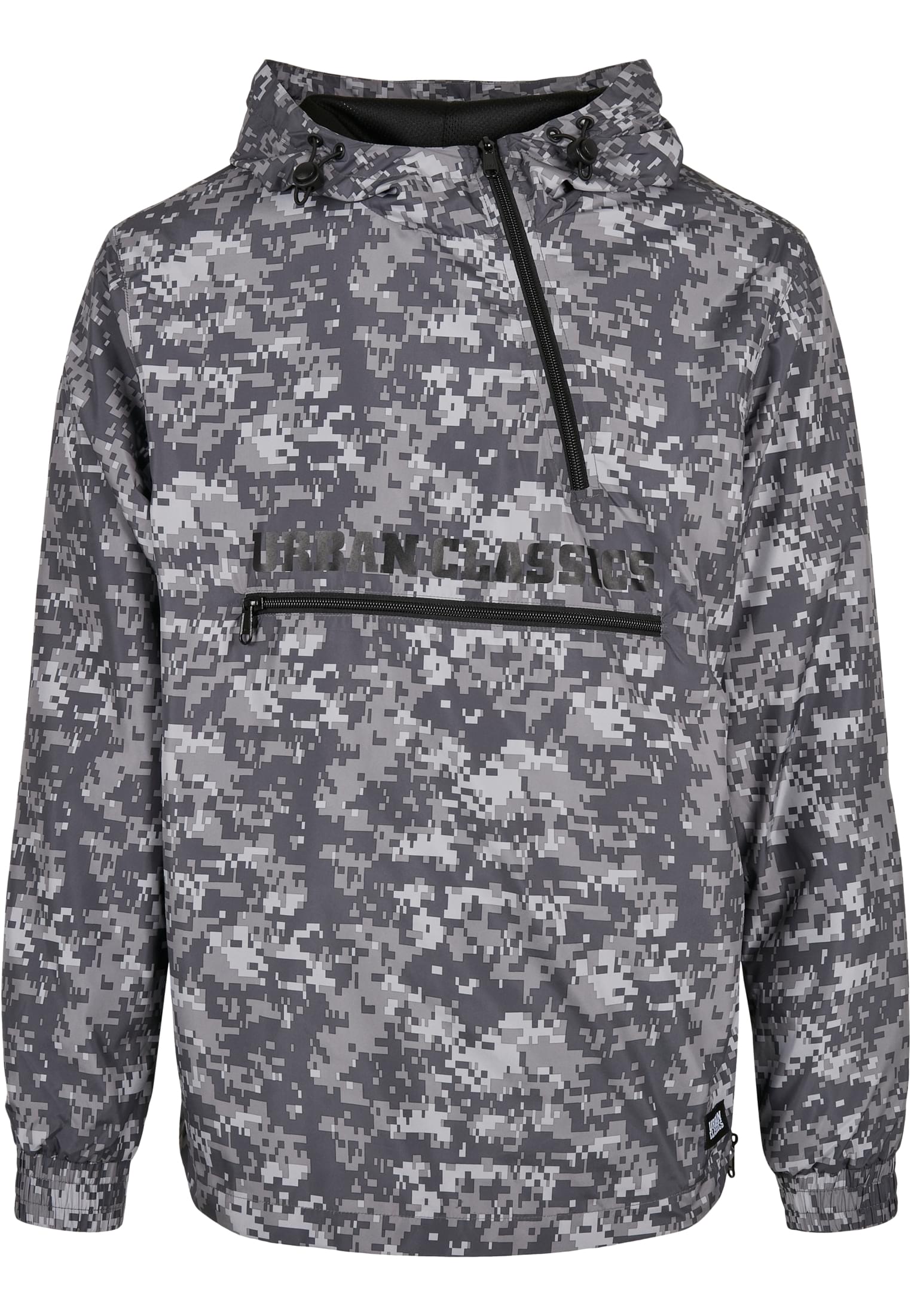 Commuter Pull Over Jacket | dark digital camo