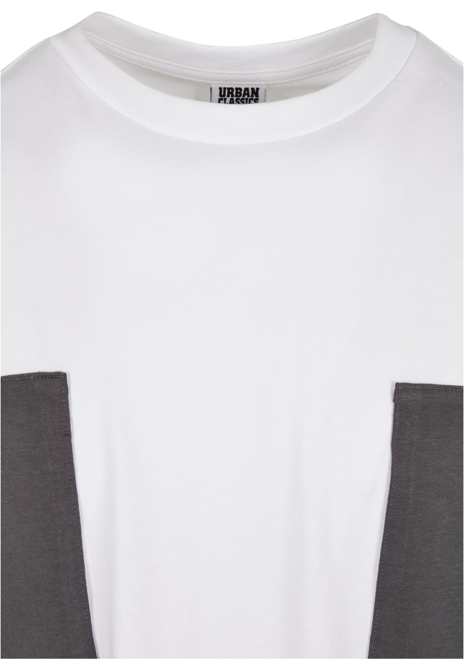 Big Double Pocket Tee | white/asphalt