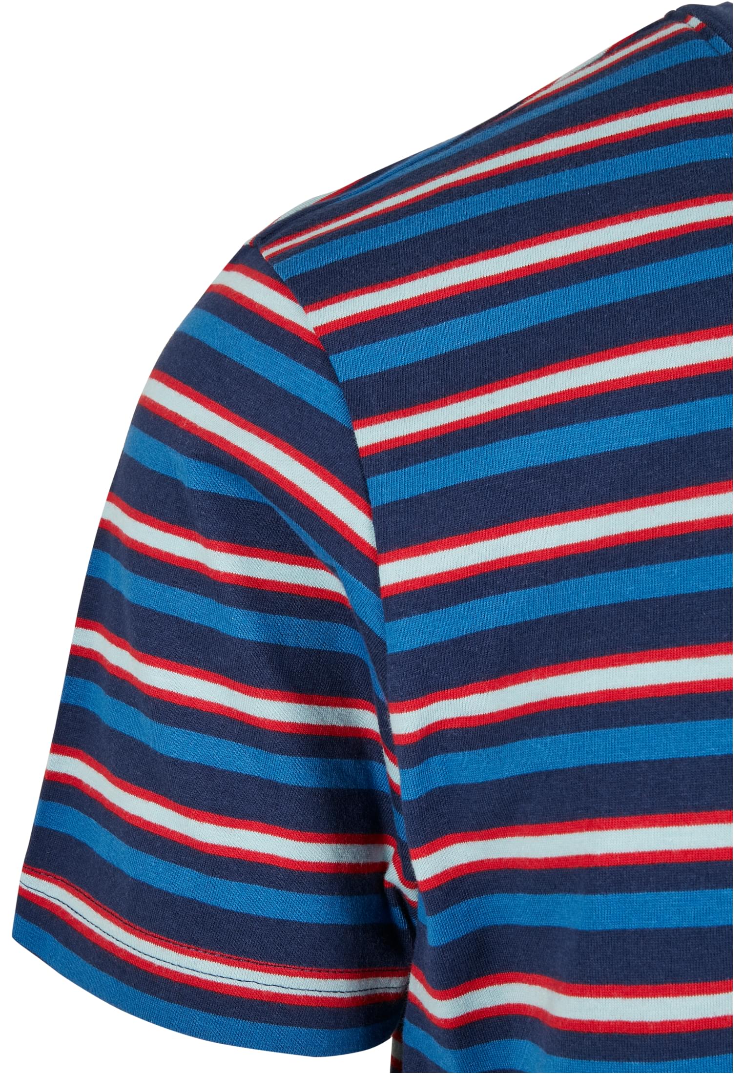 Fast Stripe Pocket Tee | darkblue/cityred