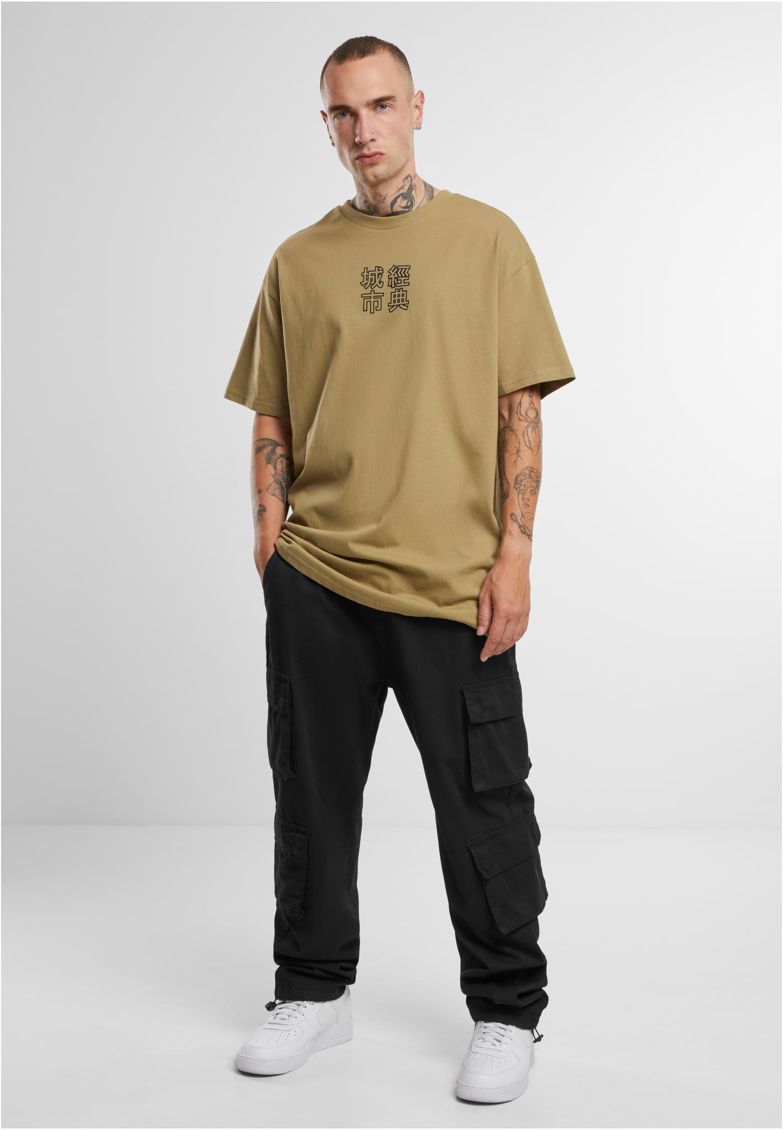 Chinese Symbol Tee | khaki/black