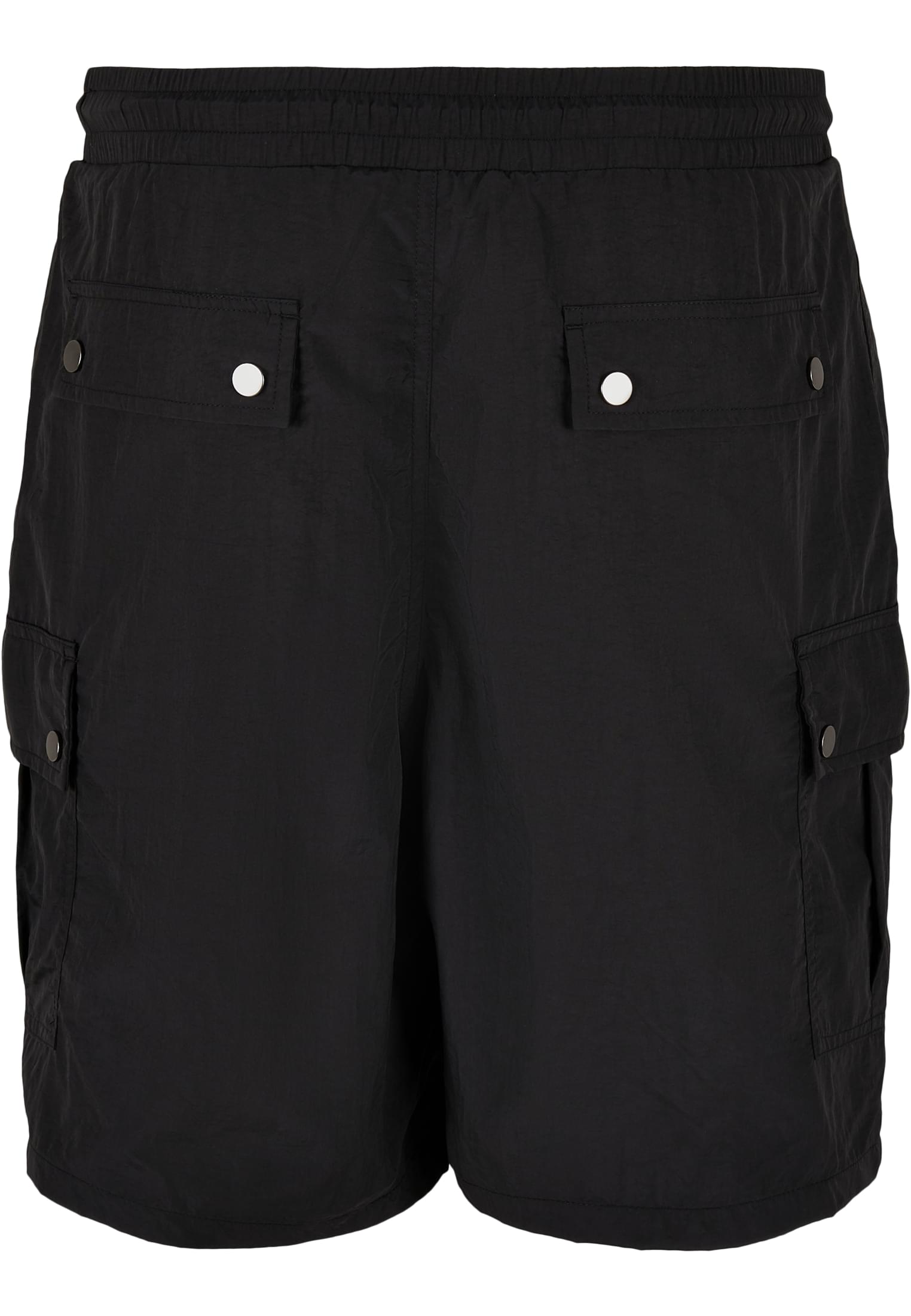 Nylon Cargo Shorts | black