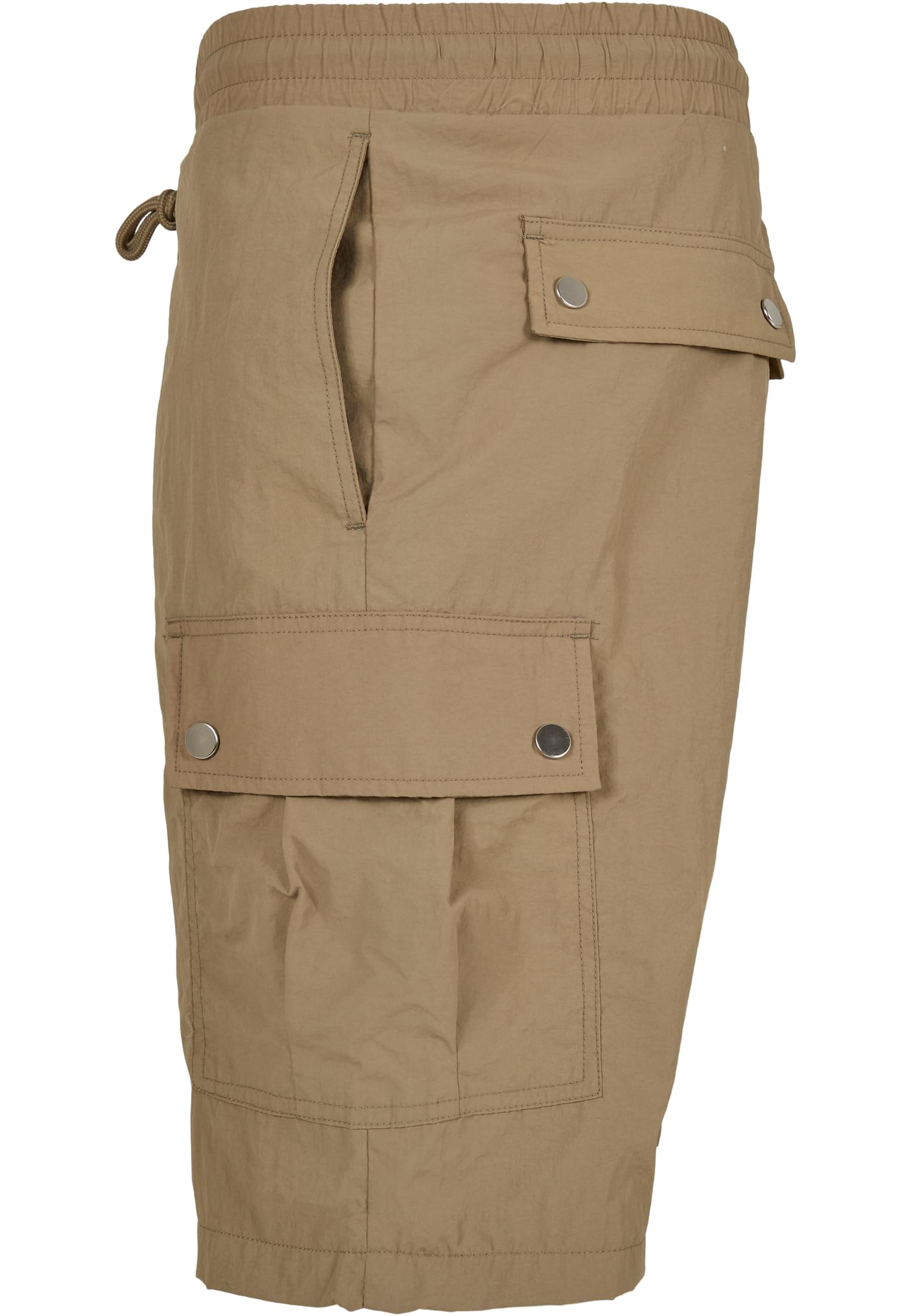 Nylon Cargo Shorts | khaki