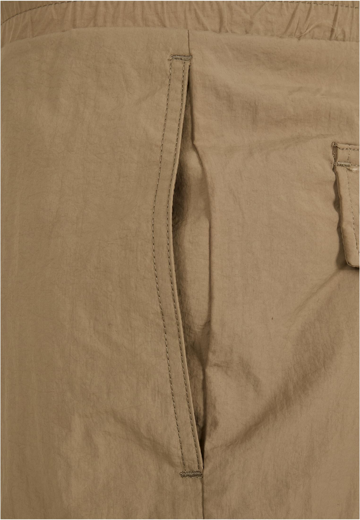 Nylon Cargo Shorts | khaki