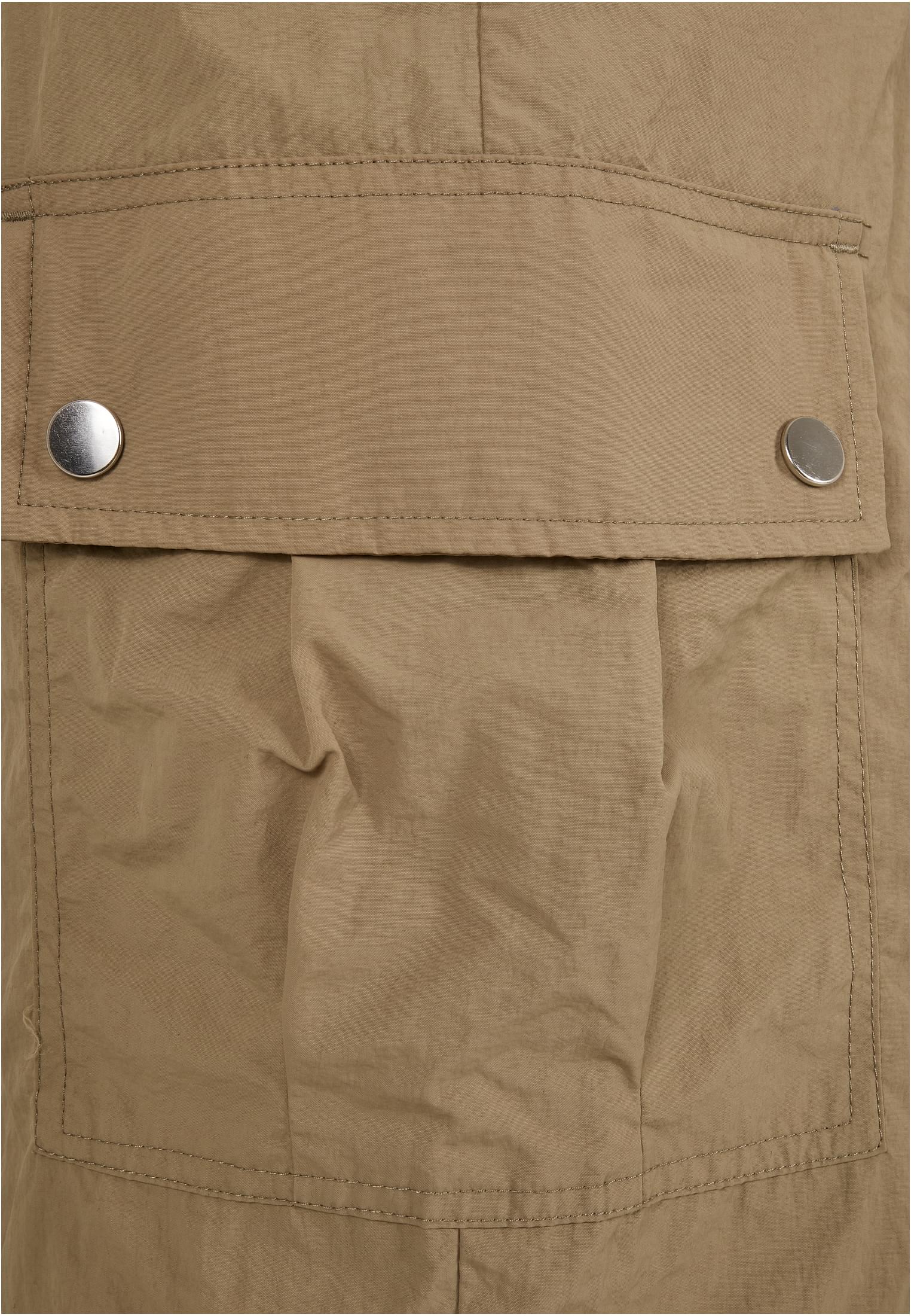 Nylon Cargo Shorts | khaki