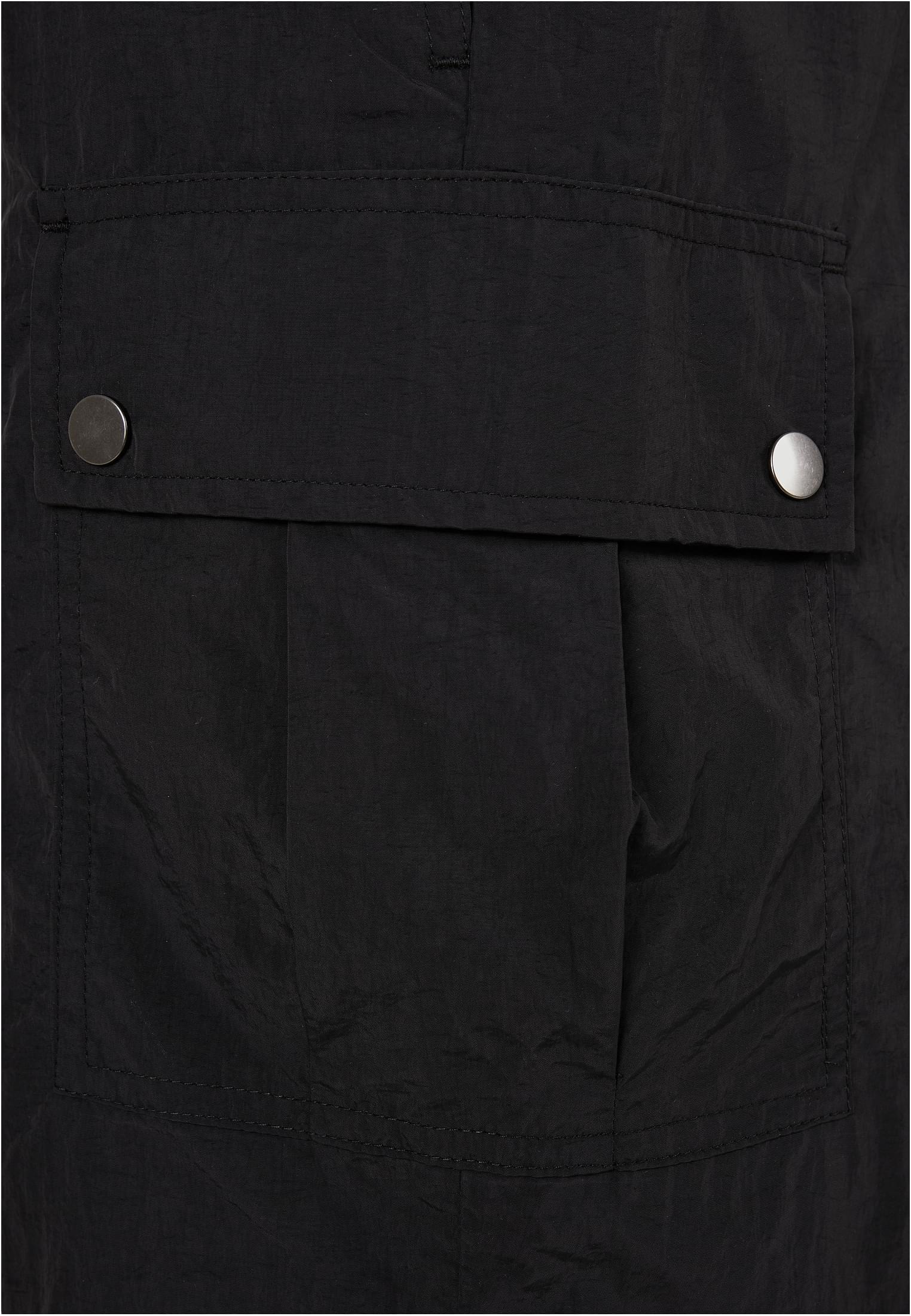 Nylon Cargo Shorts | black