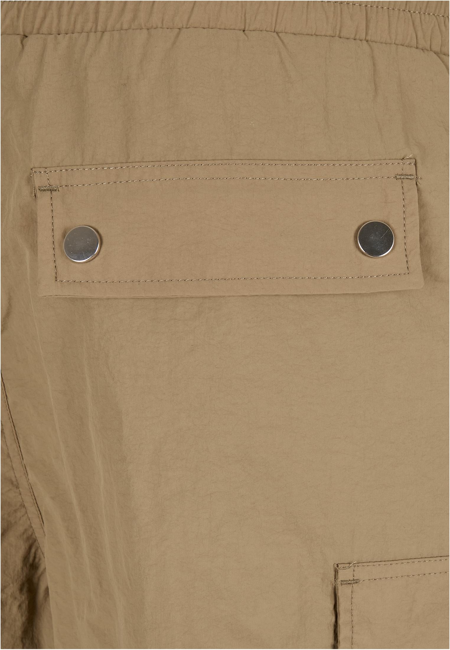 Nylon Cargo Shorts | khaki