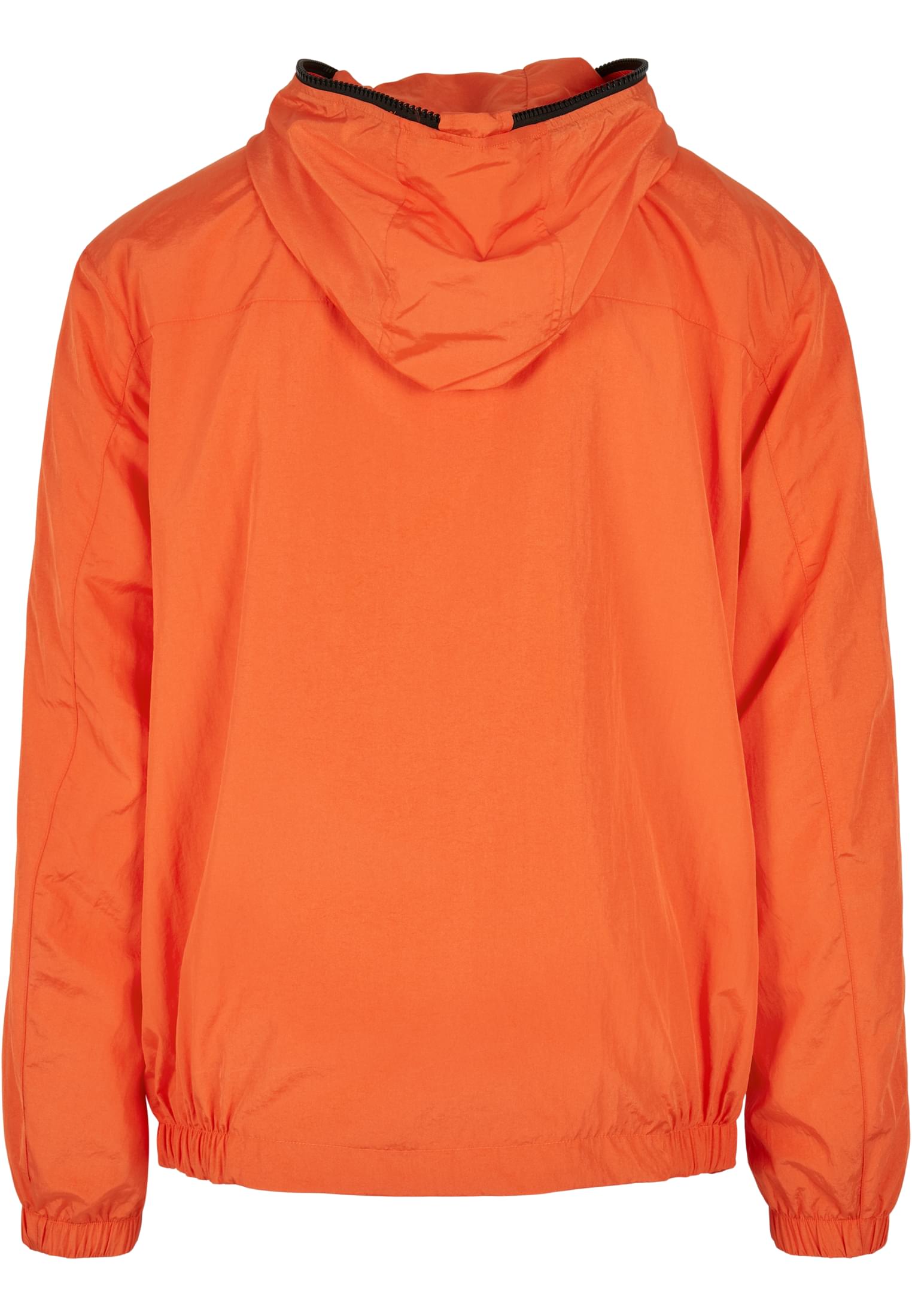 Full Zip Nylon Crepe Jacket | mandarin