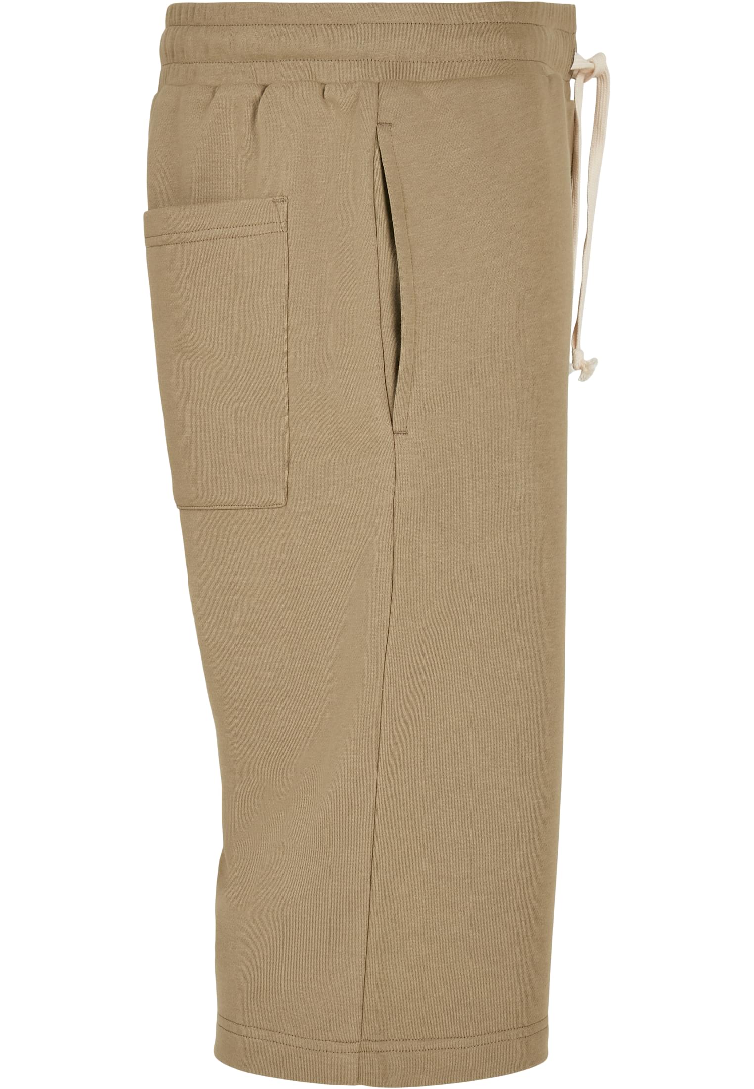 Low Crotch Sweatshorts | khaki