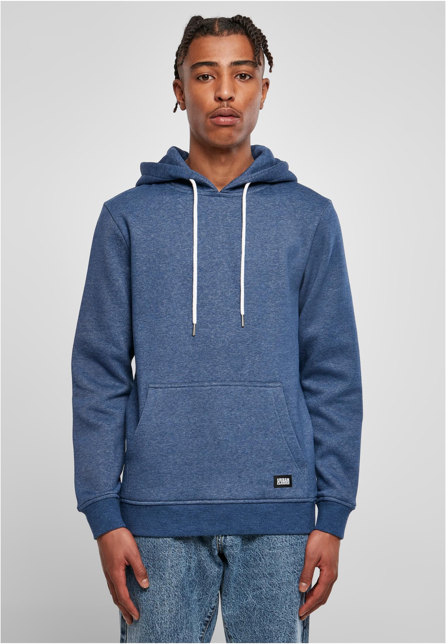 Basic Melange Hoody | bluelightmelange