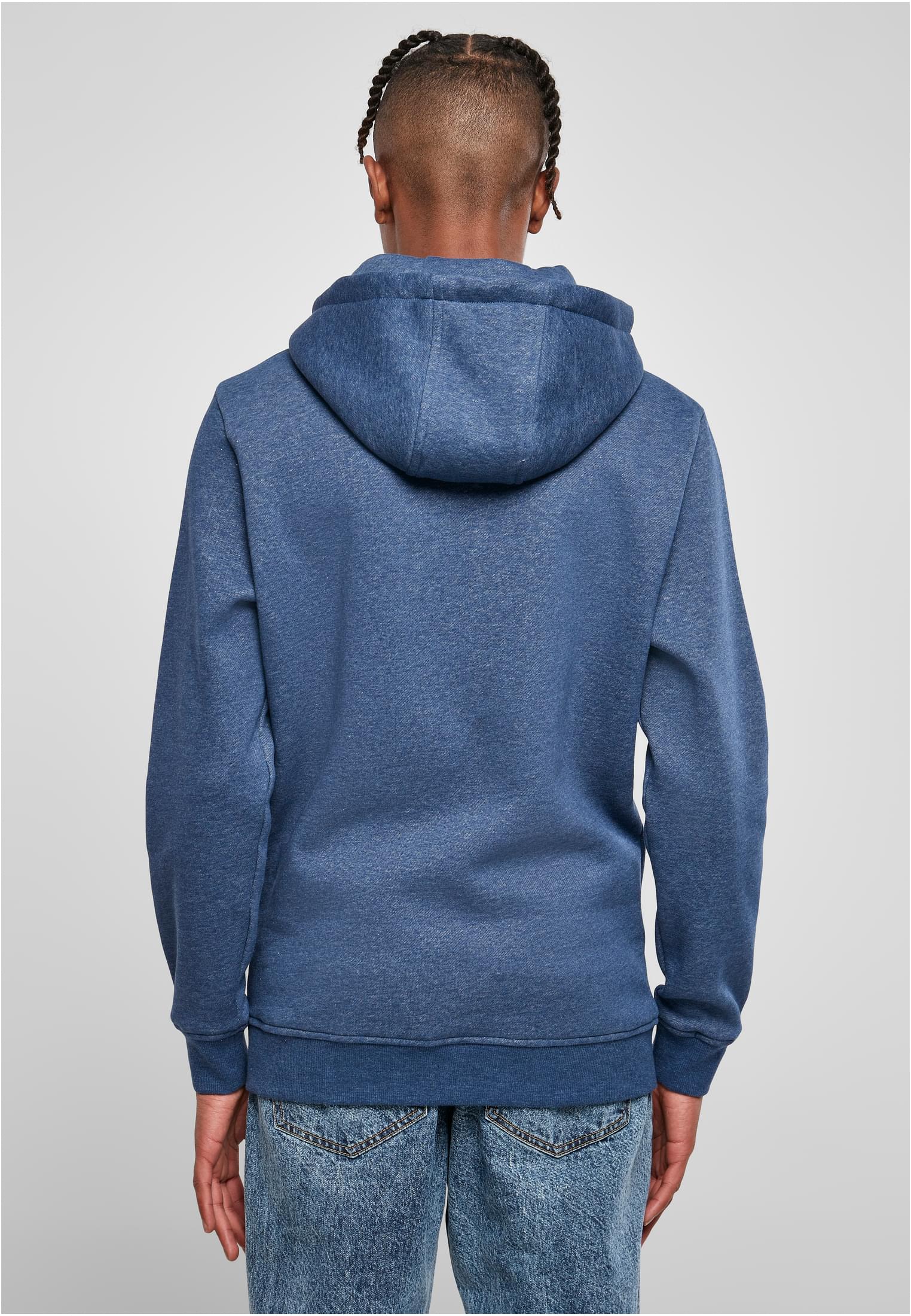 Basic Melange Hoody | bluelightmelange