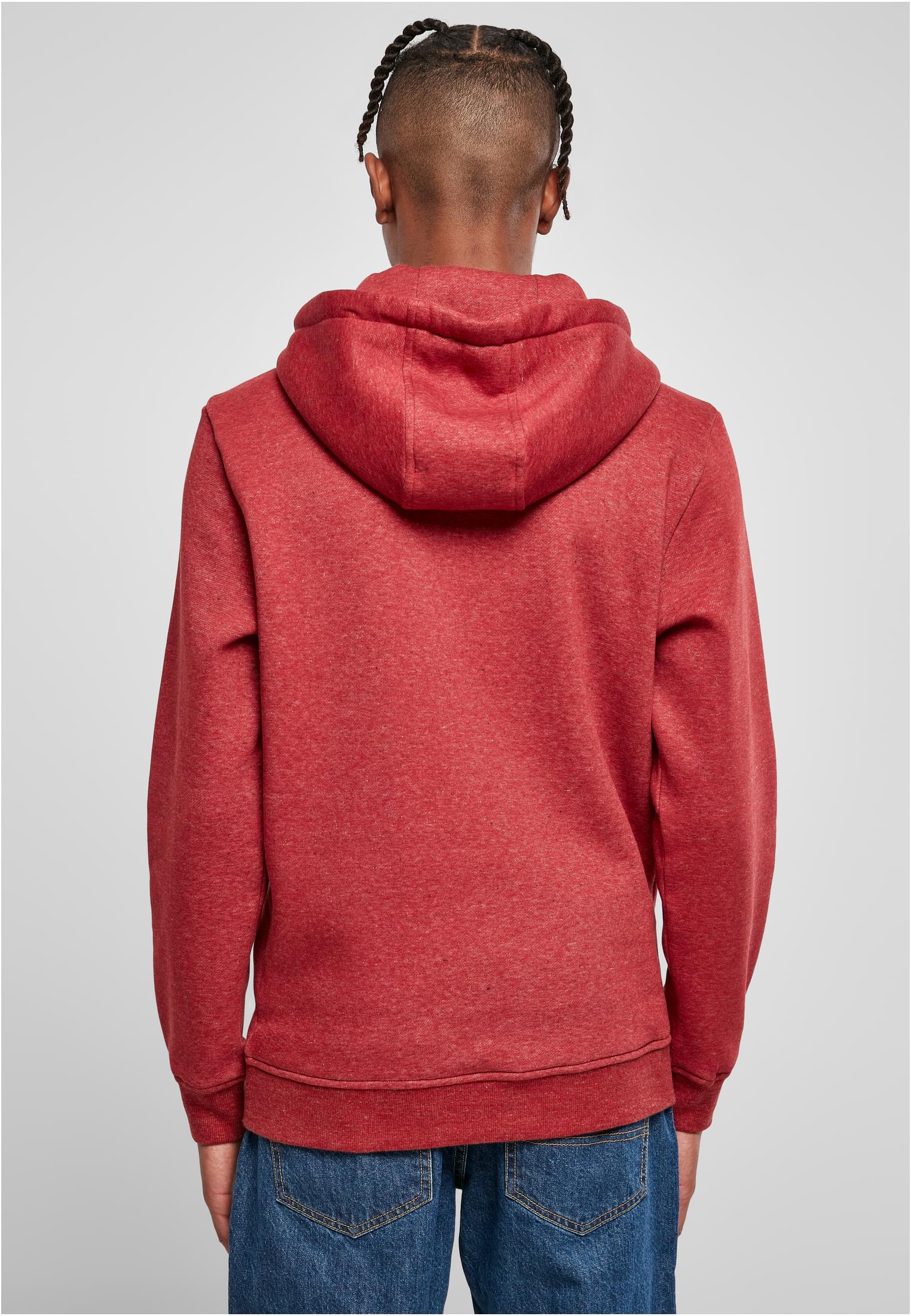 Basic Melange Hoody | bloodstonemelange