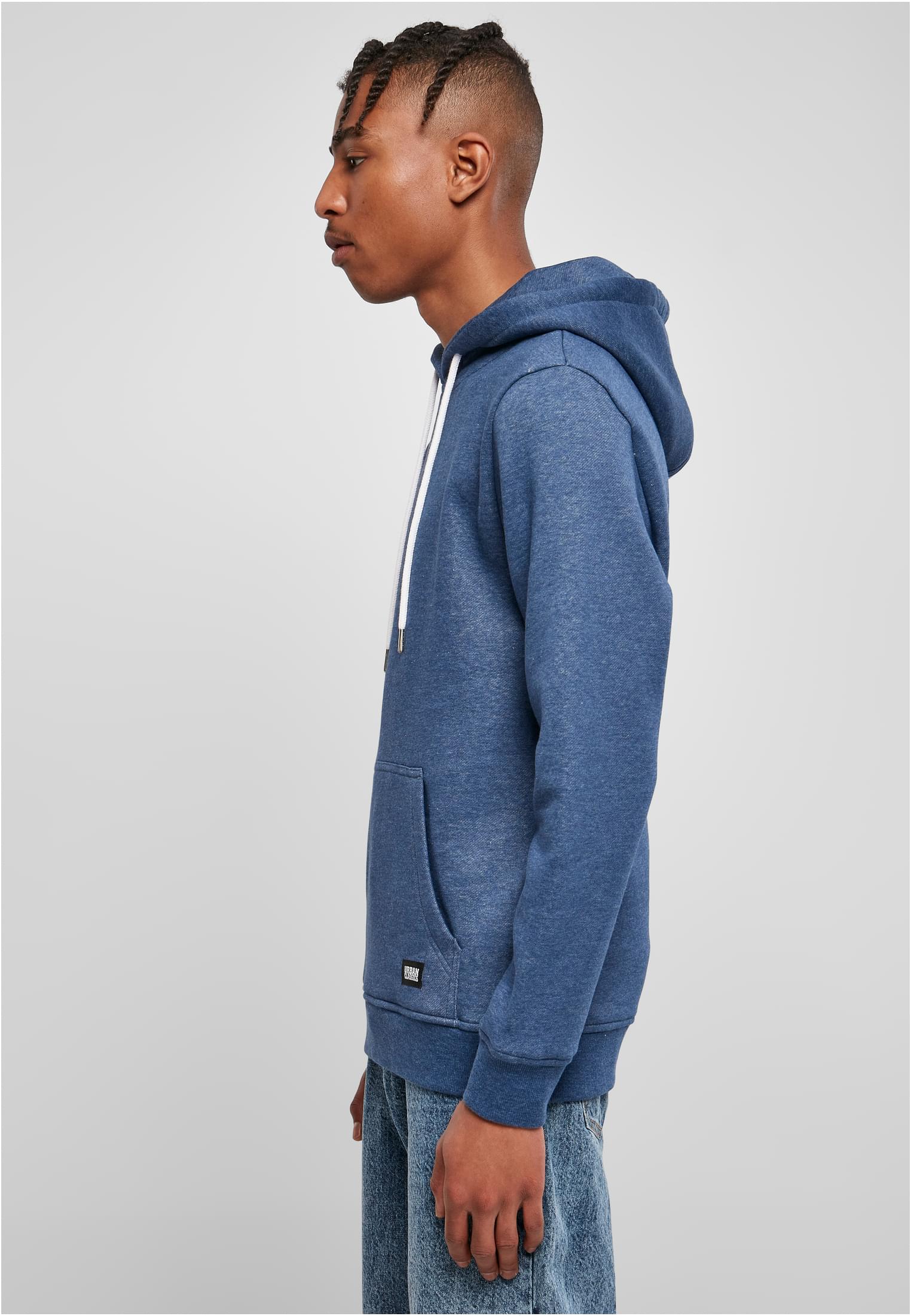 Basic Melange Hoody | bluelightmelange