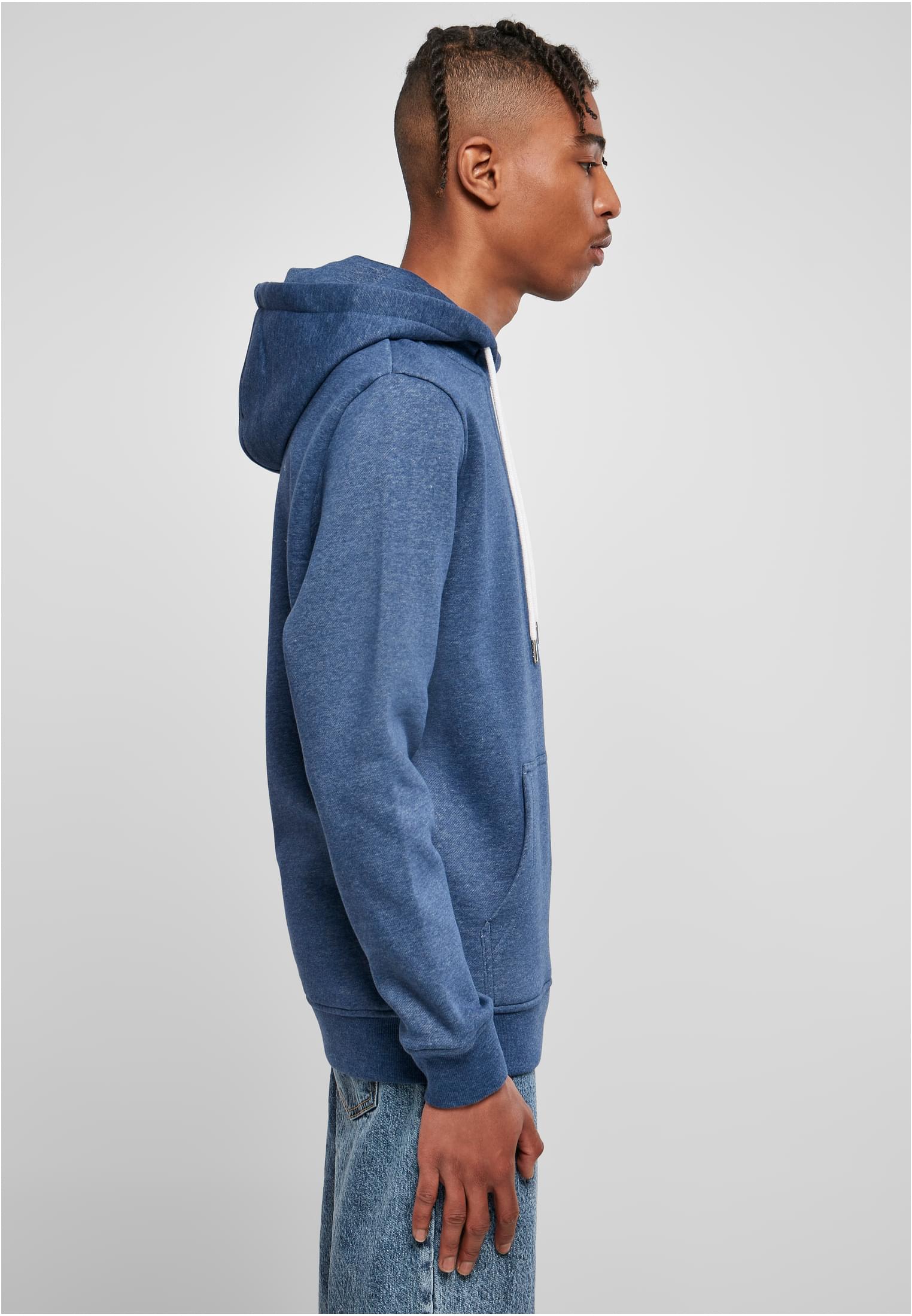 Basic Melange Hoody | bluelightmelange