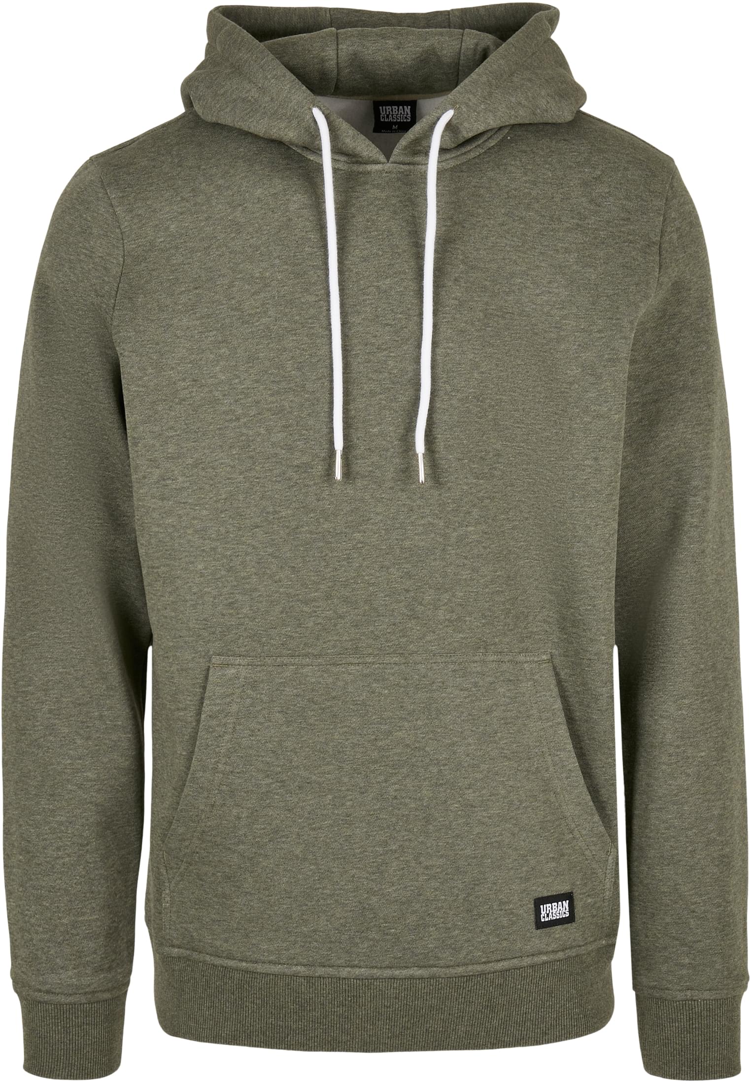 Basic Melange Hoody | darkgreen melange