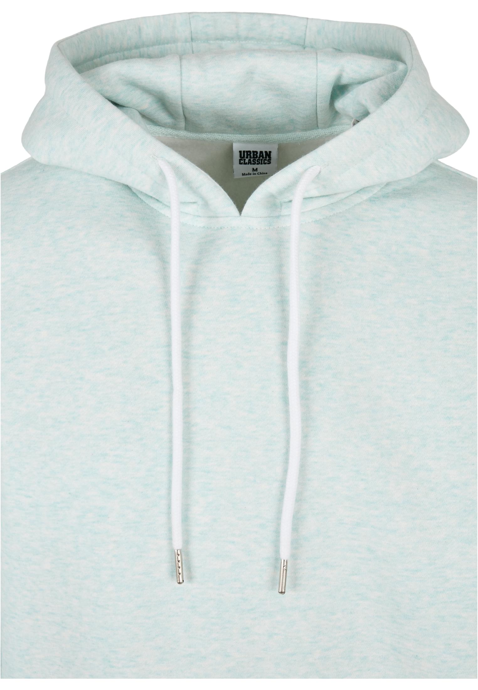 Basic Melange Hoody | aqua melange