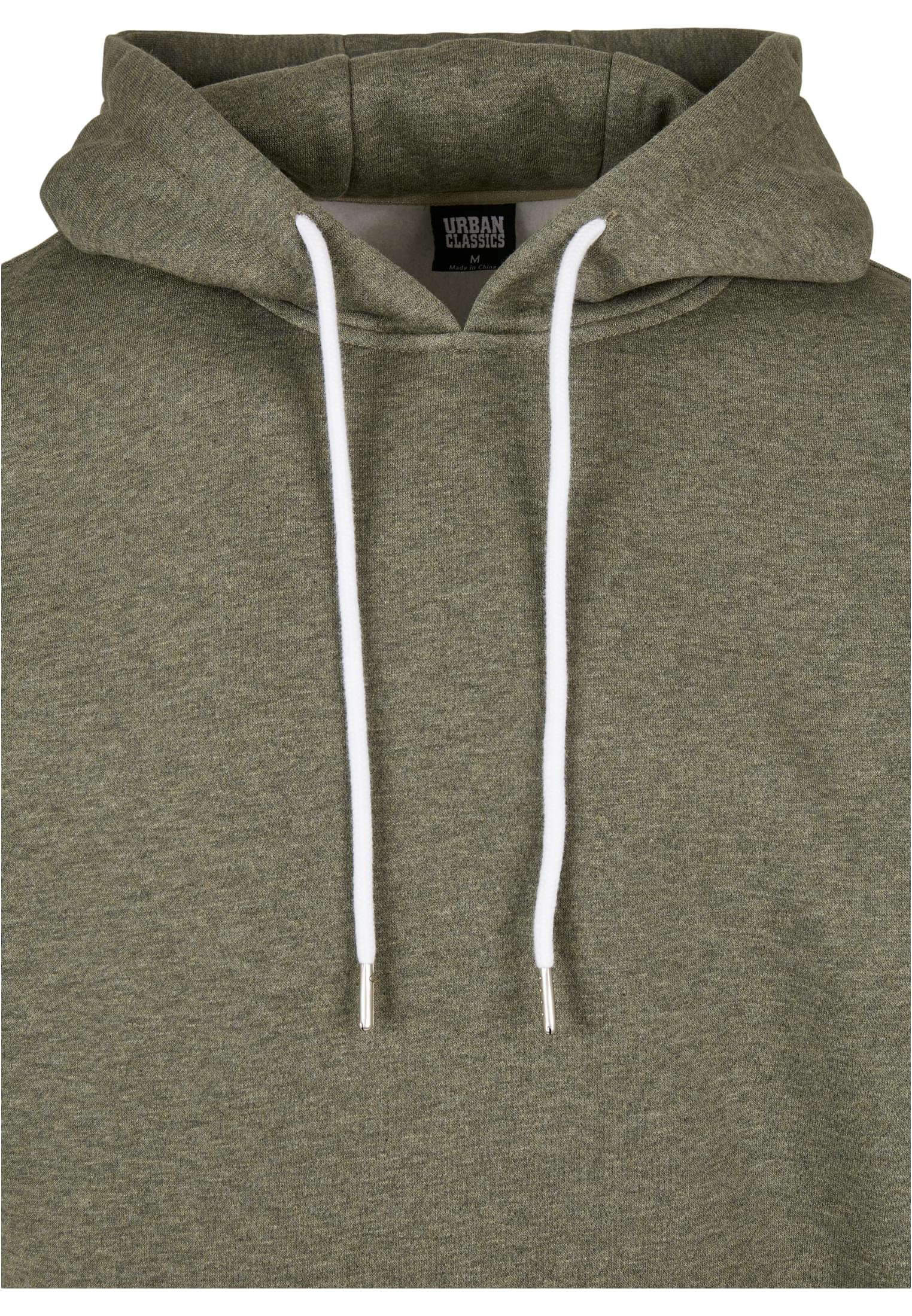 Basic Melange Hoody | darkgreen melange