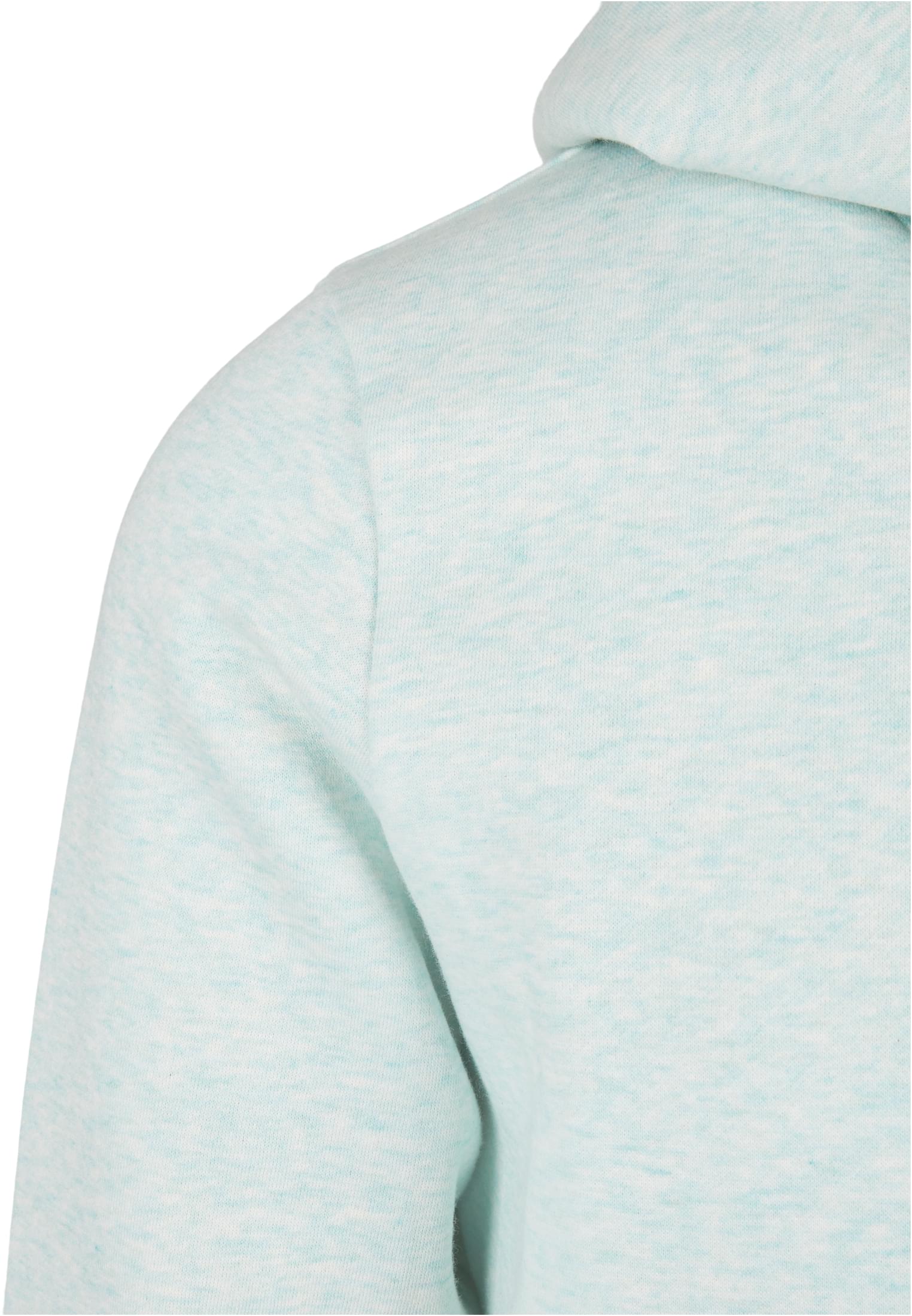 Basic Melange Hoody | aqua melange