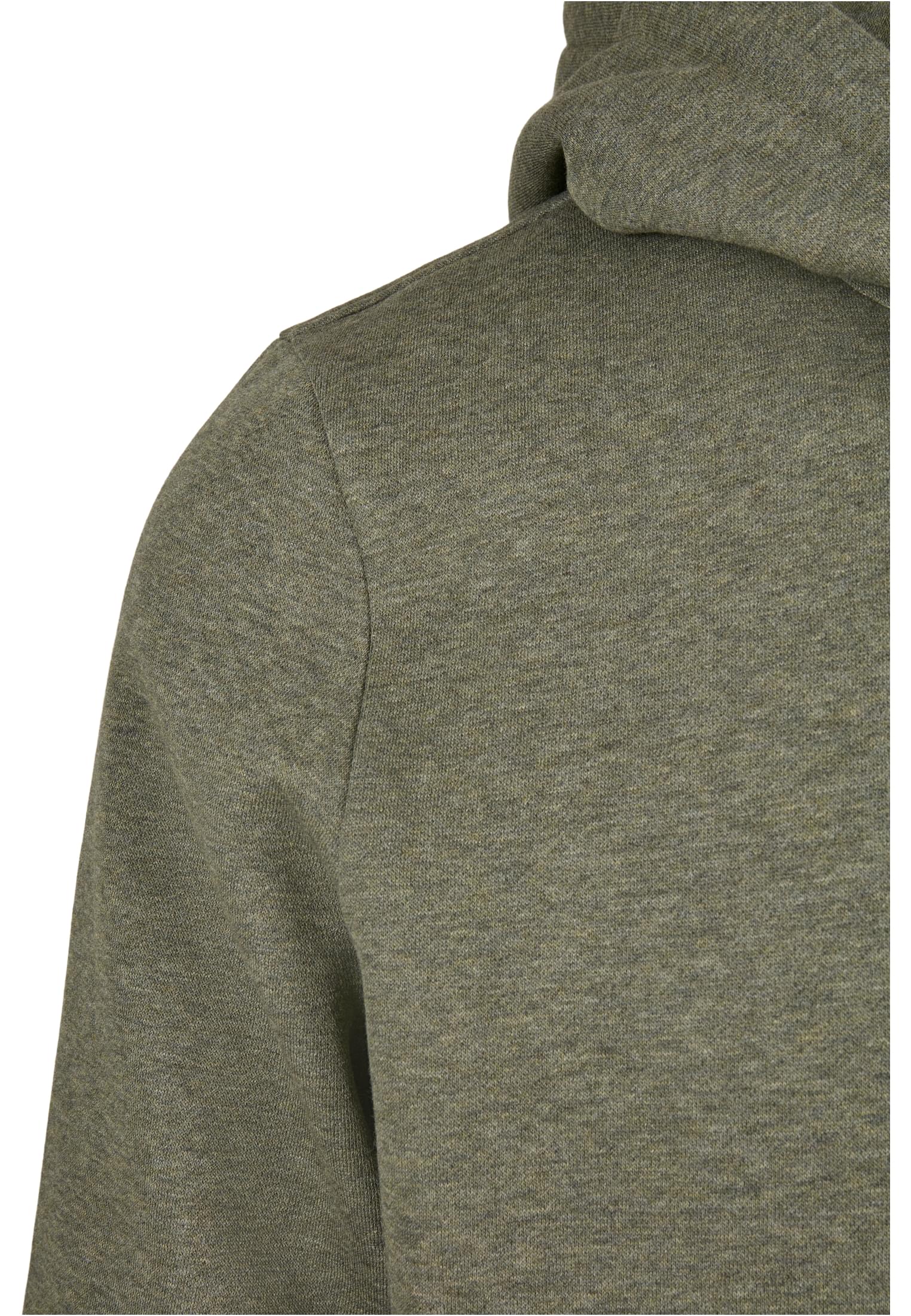 Basic Melange Hoody | darkgreen melange