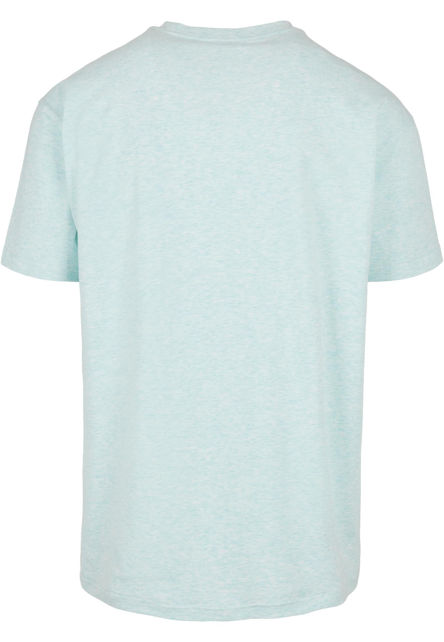 Oversize Melange Tee | aqua melange