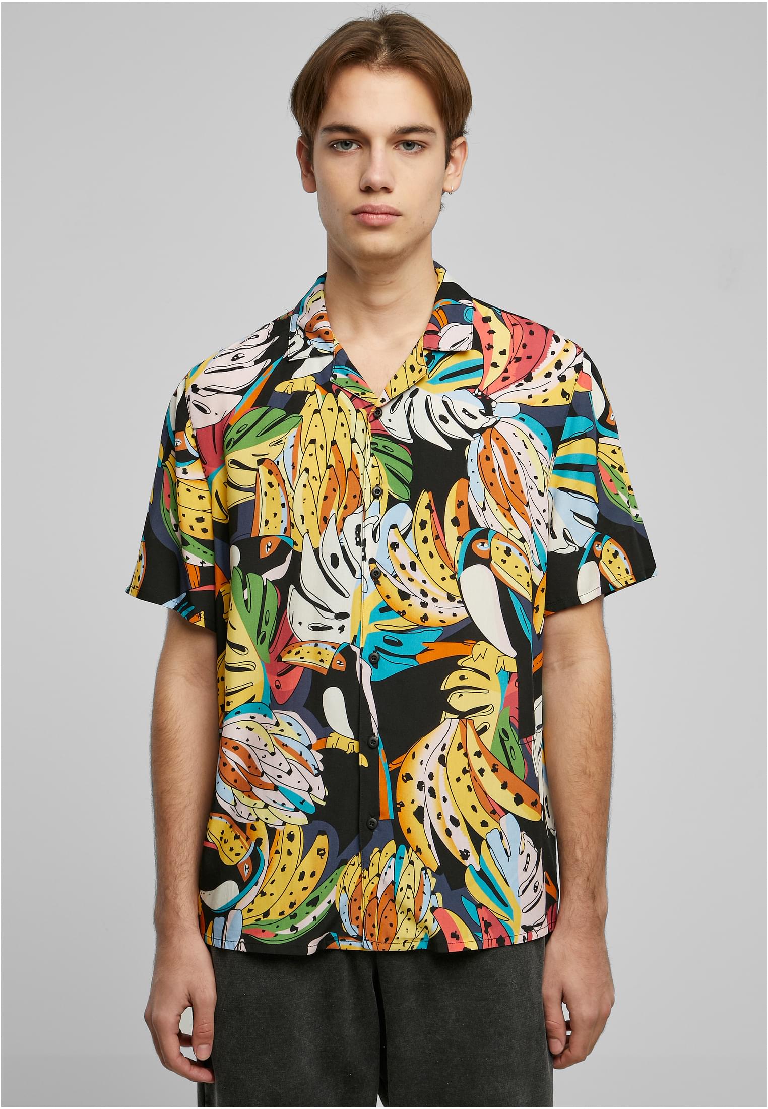 Viscose AOP Resort Shirt | toucans