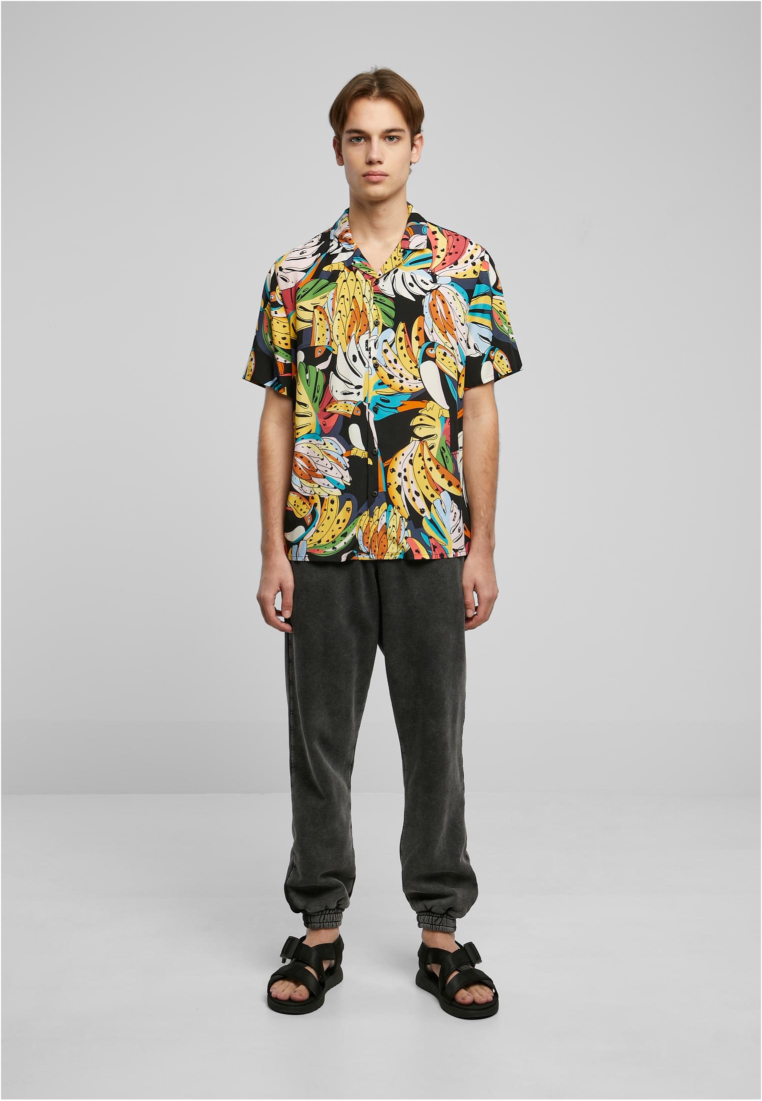 Viscose AOP Resort Shirt | toucans