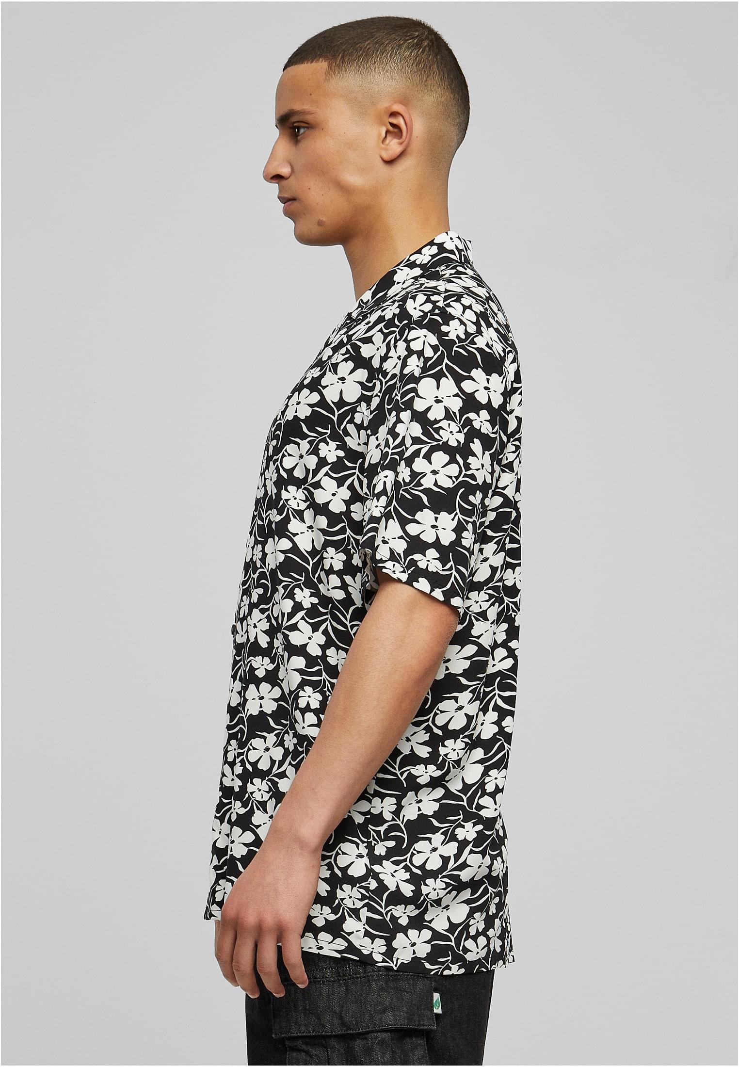 Viscose AOP Resort Shirt | whiteflower