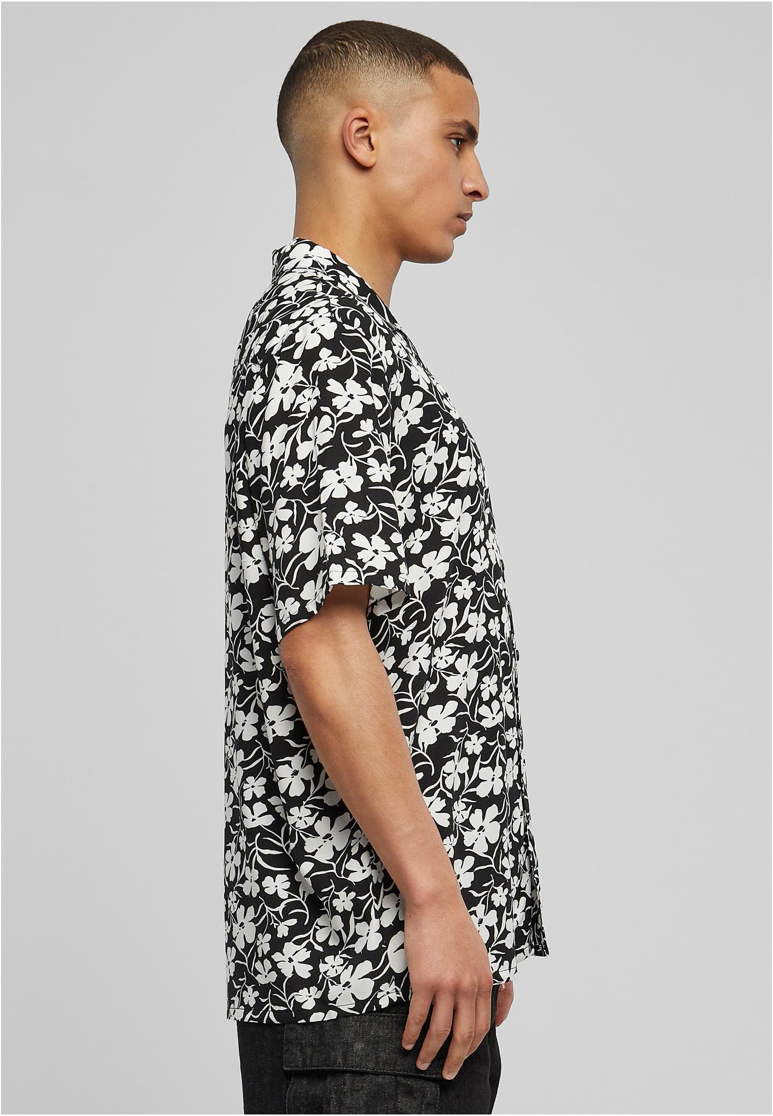 Viscose AOP Resort Shirt | whiteflower