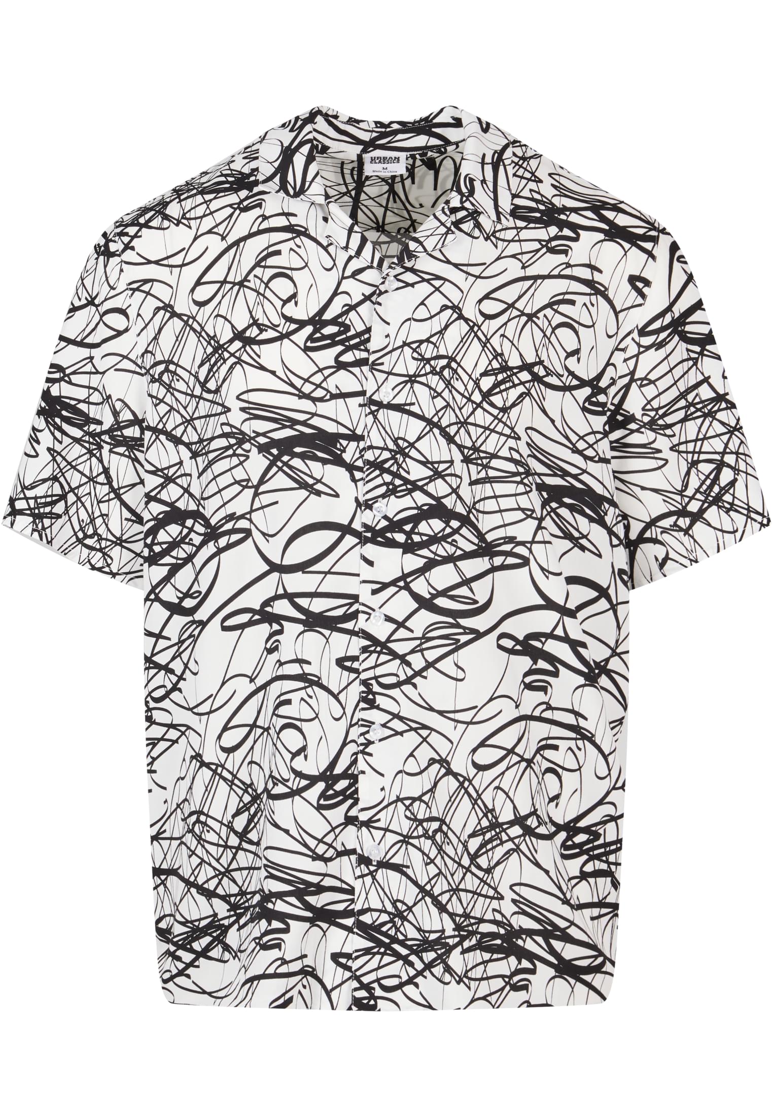 Viscose AOP Resort Shirt | whitescribble