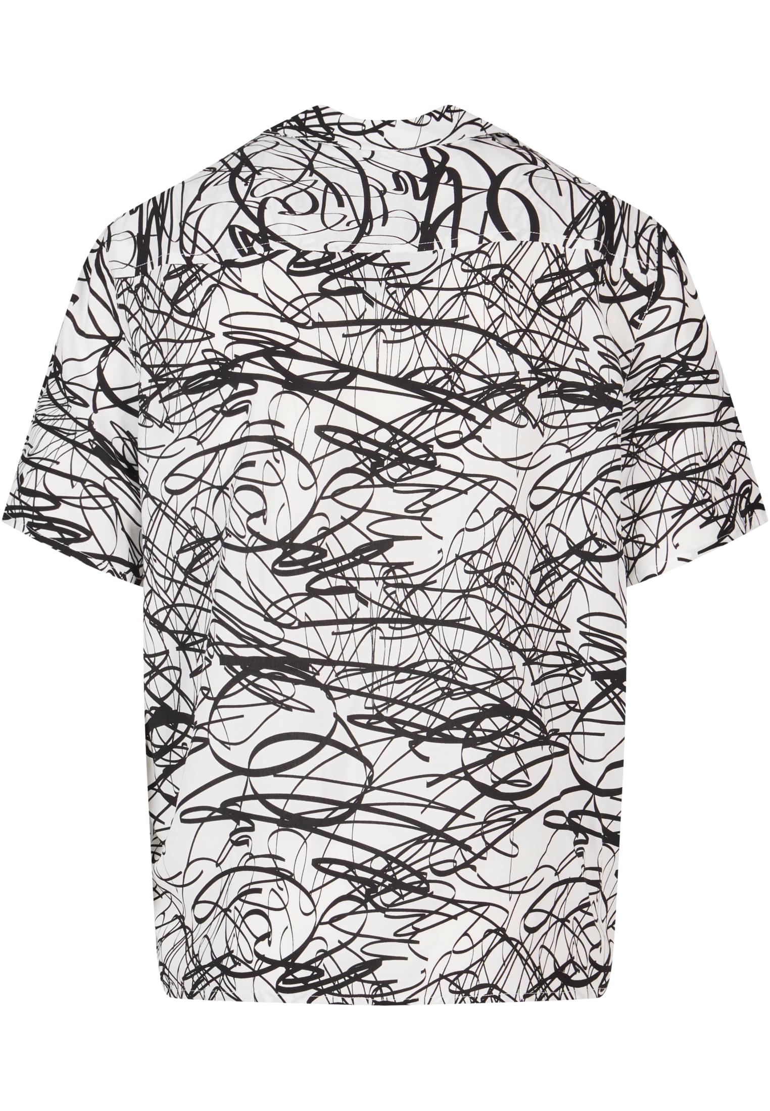 Viscose AOP Resort Shirt | whitescribble