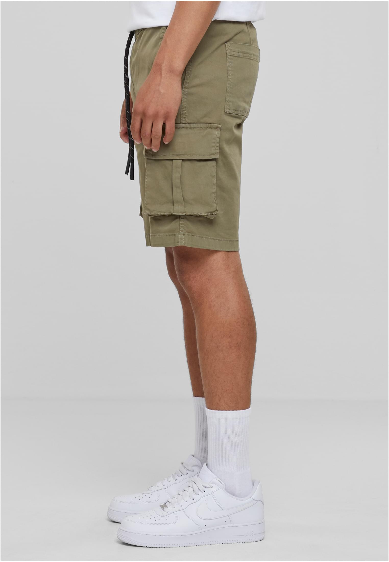 Drawstring Cargo Shorts | olive