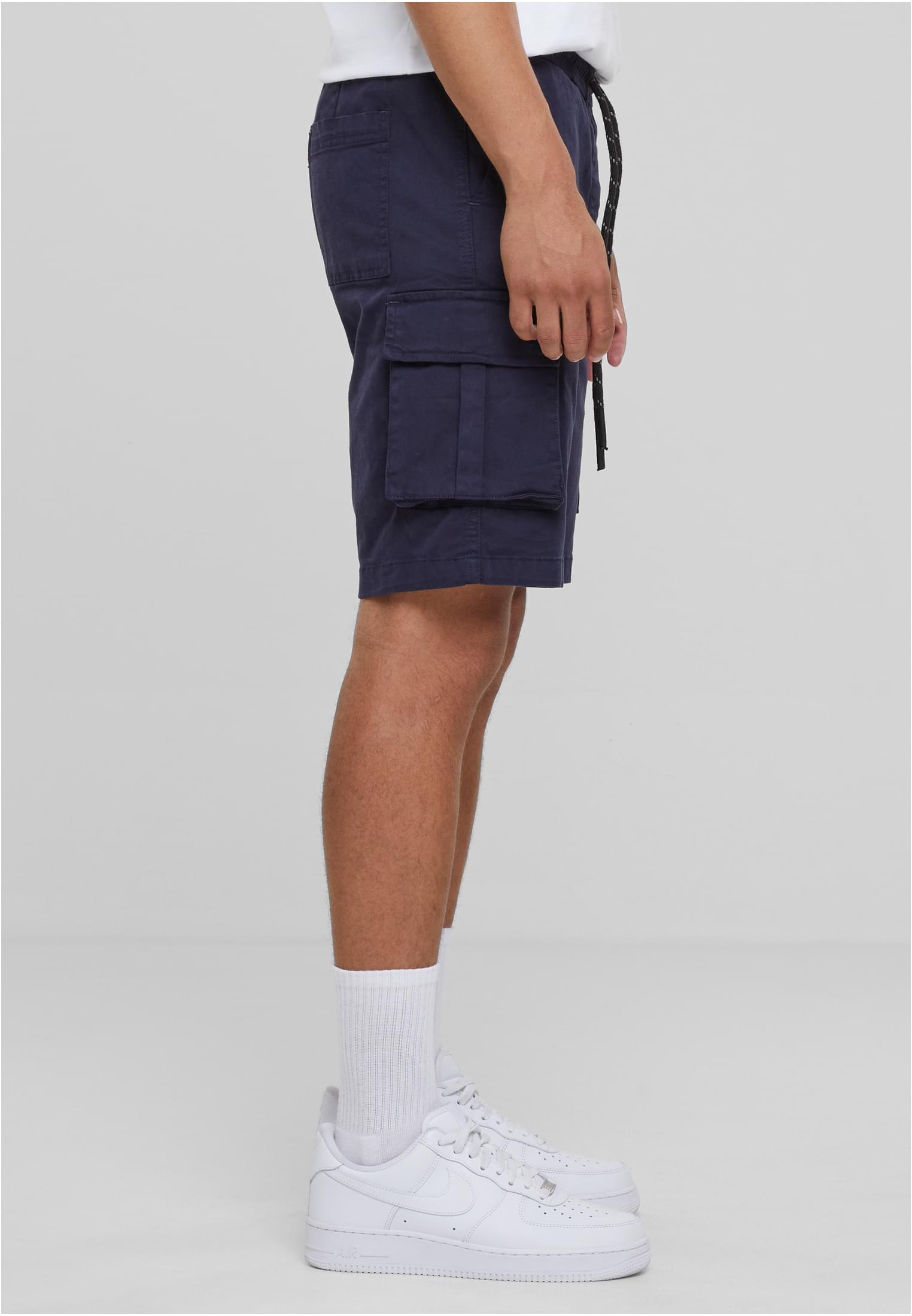 Drawstring Cargo Shorts | navy