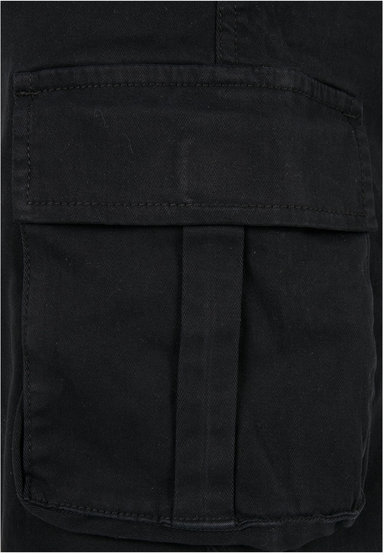 Drawstring Cargo Shorts | black