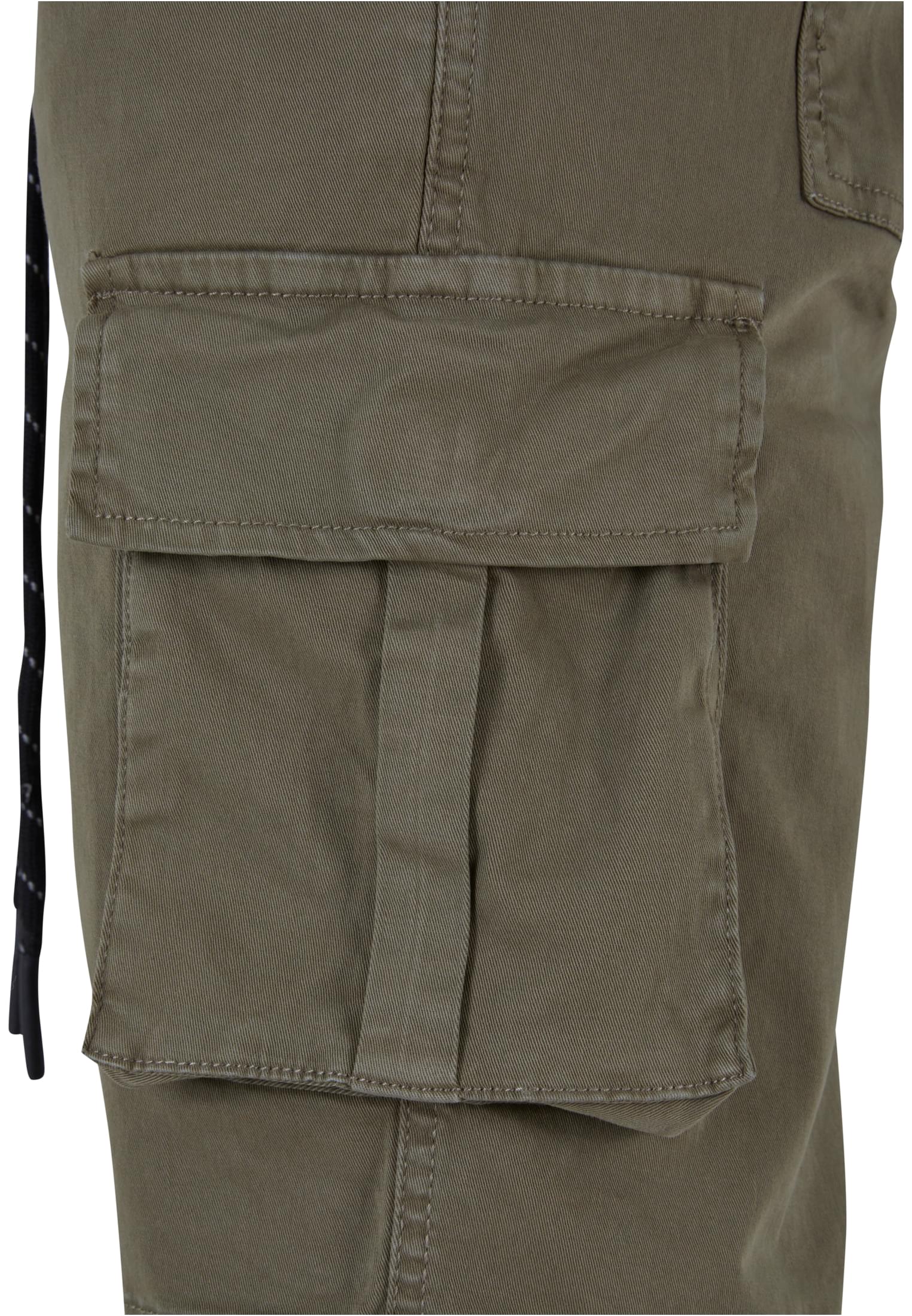 Drawstring Cargo Shorts | olive