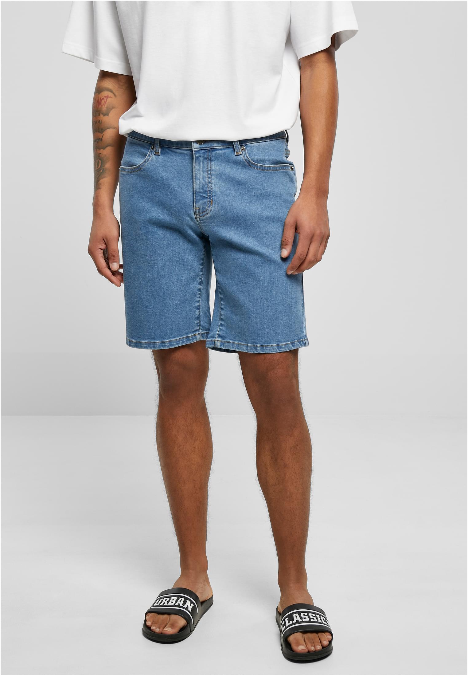 Relaxed Fit Jeans Shorts | light blue washed