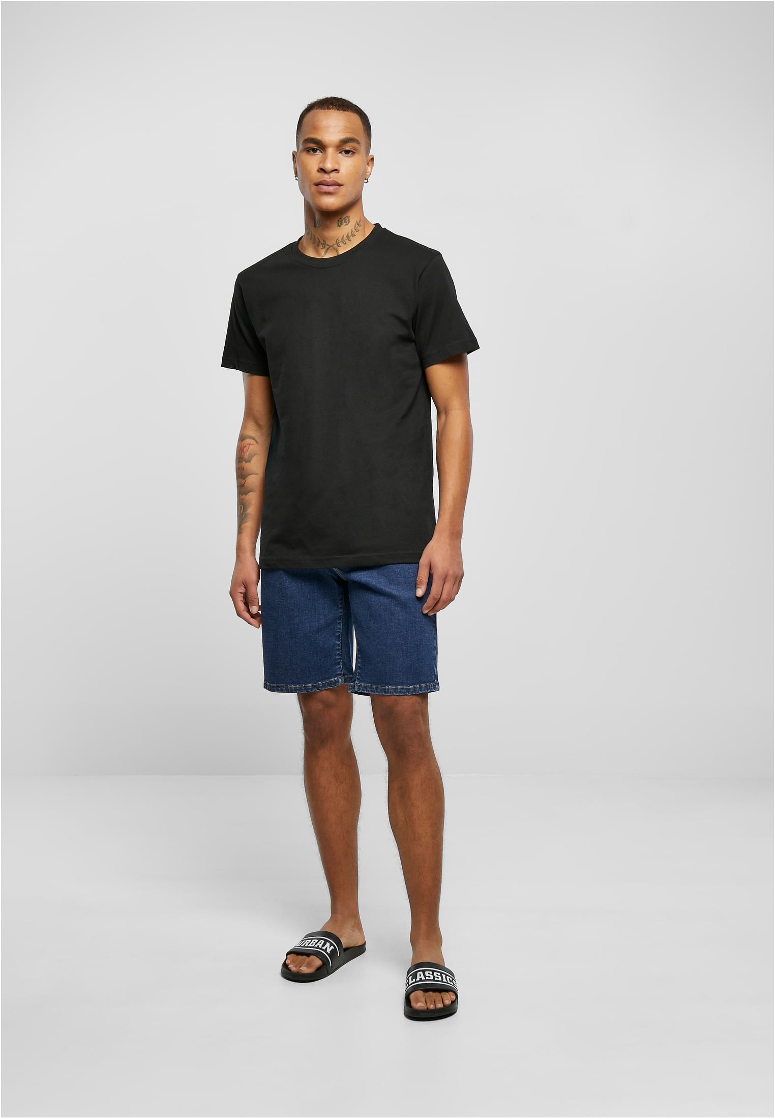 Relaxed Fit Jeans Shorts | mid indigo washed