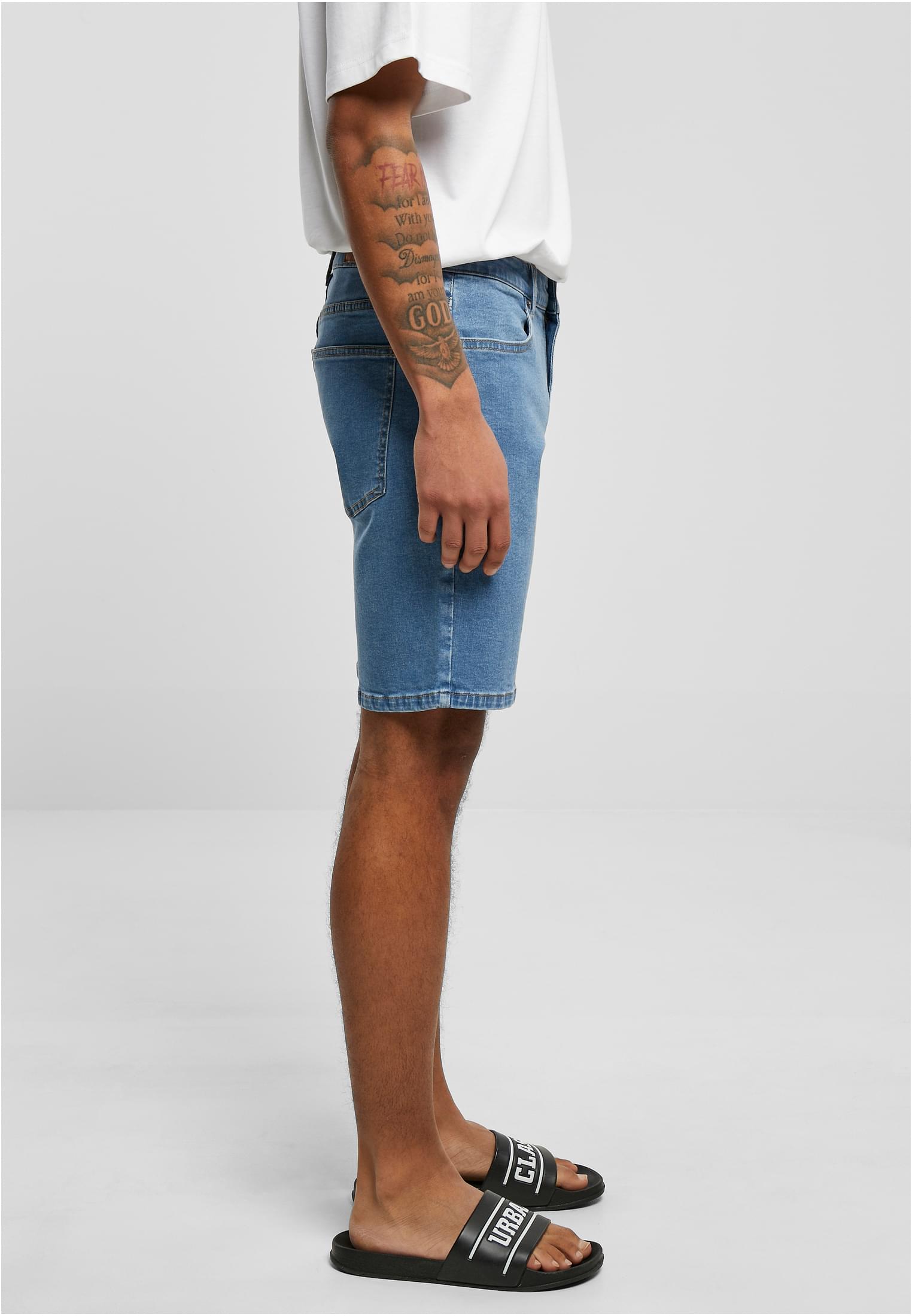 Relaxed Fit Jeans Shorts | light blue washed