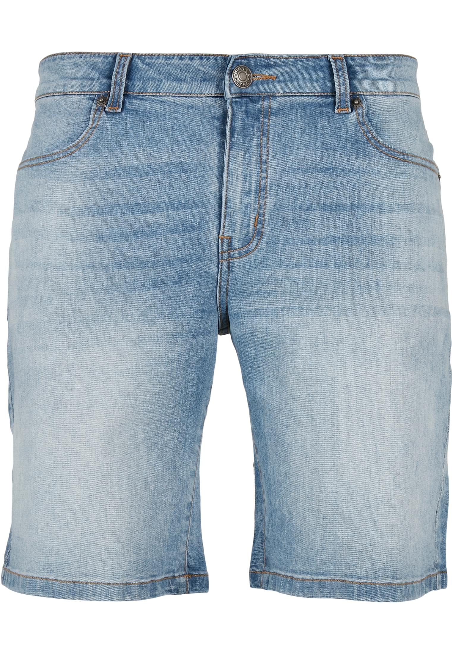 Relaxed Fit Jeans Shorts | light destroyed washed