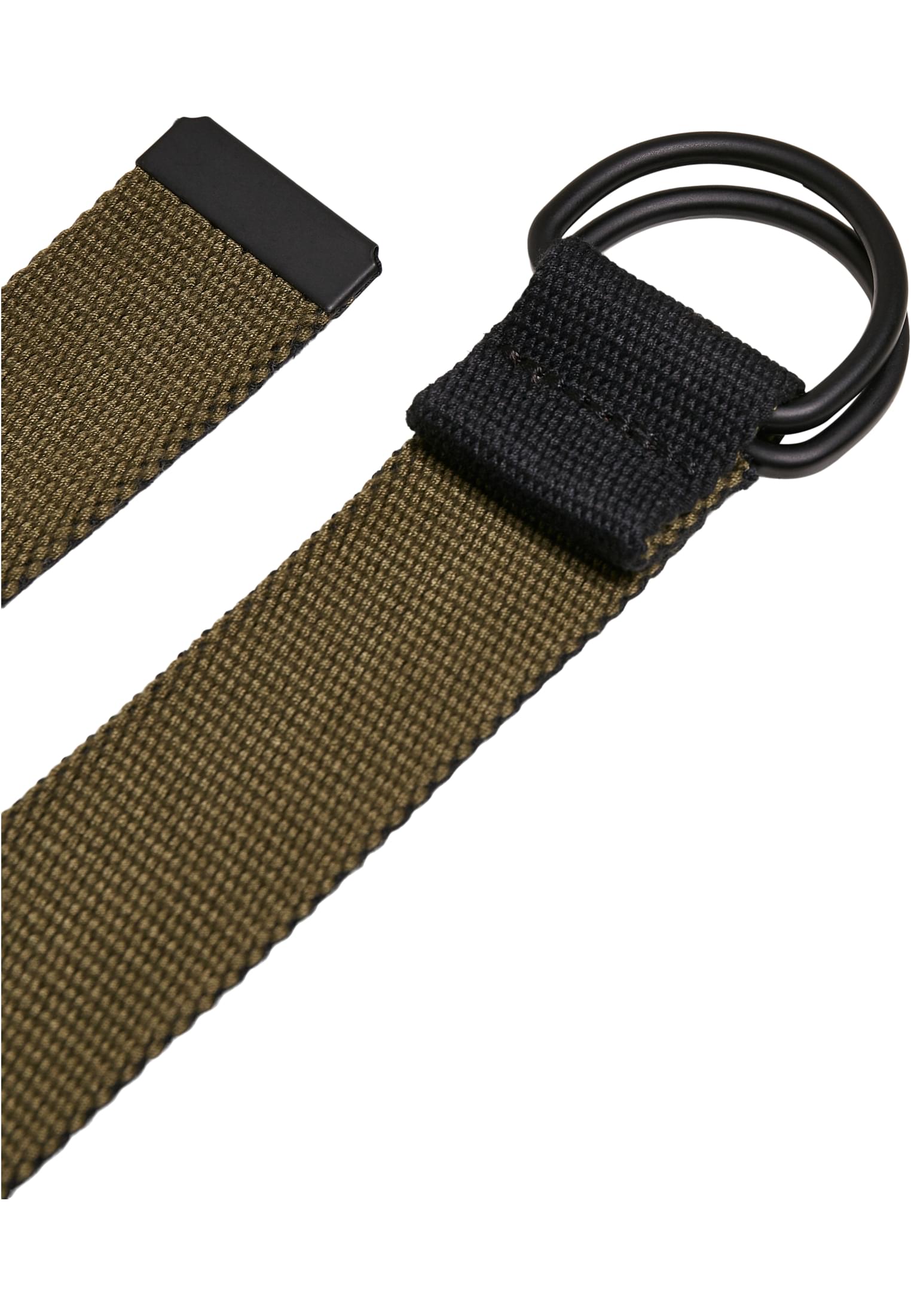 Easy D-Ring Belt 2-Pack | black/olive+white/pepple