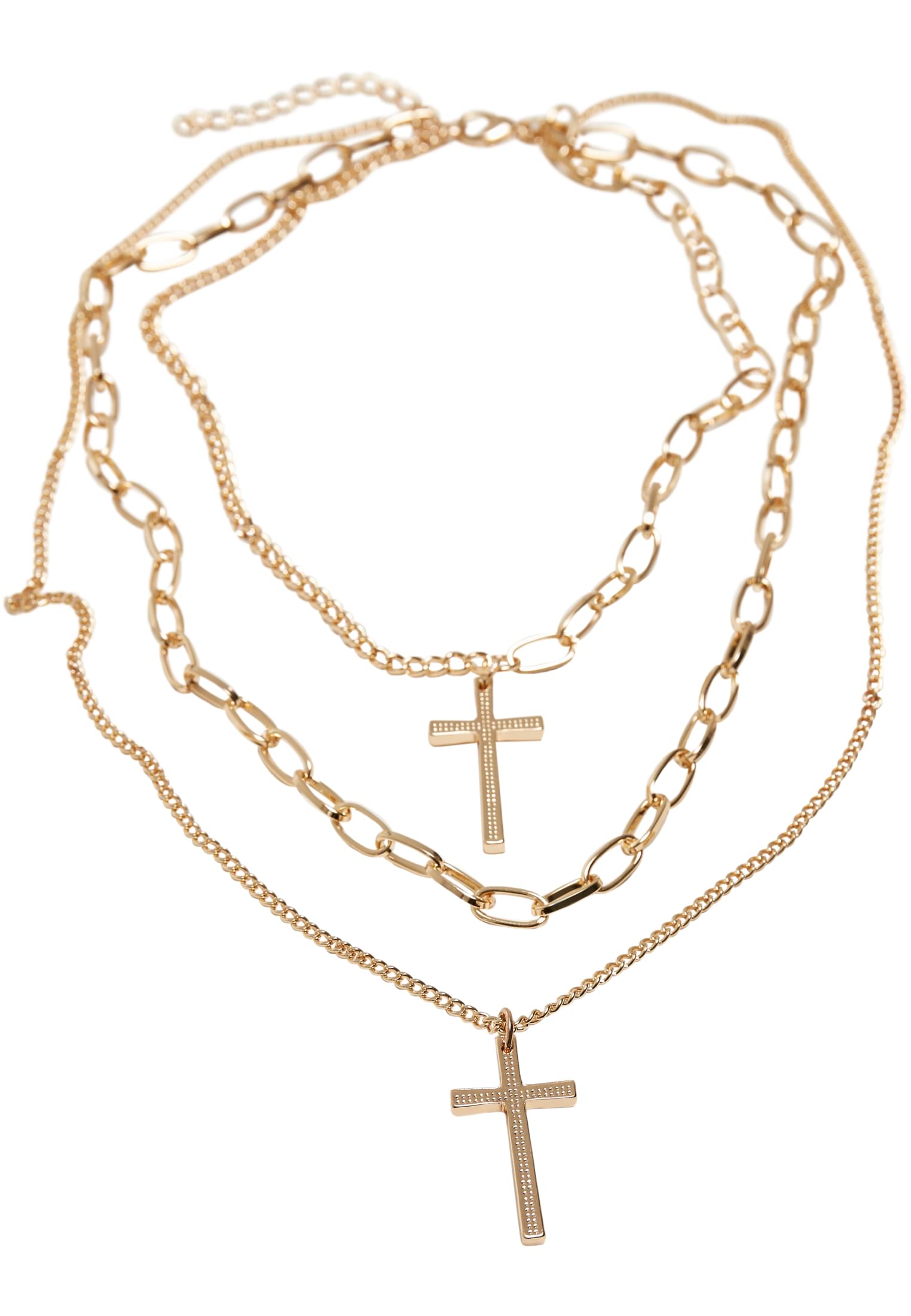 Layering Cross Necklace | gold