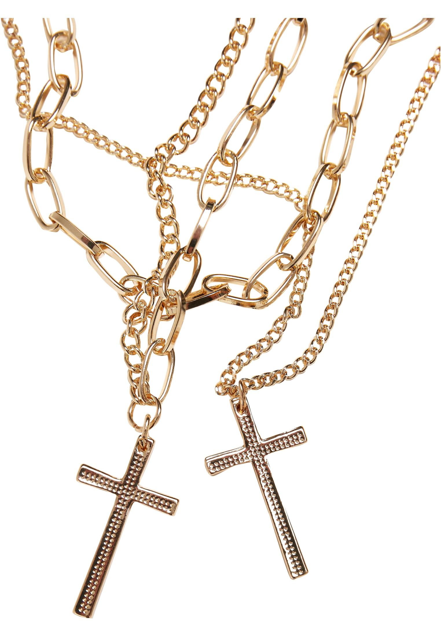 Layering Cross Necklace | gold