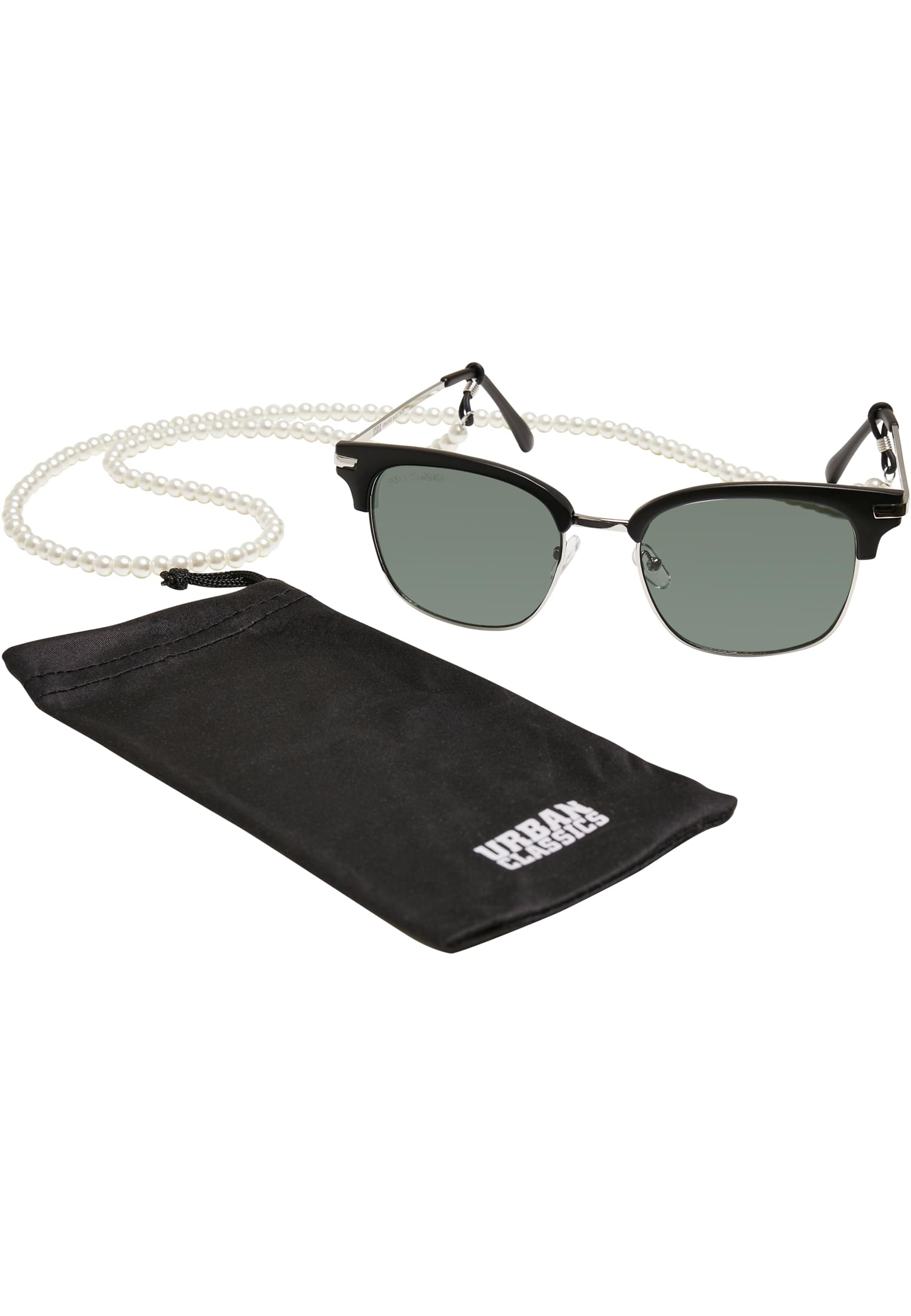 Sunglasses Crete With Chain | black/green