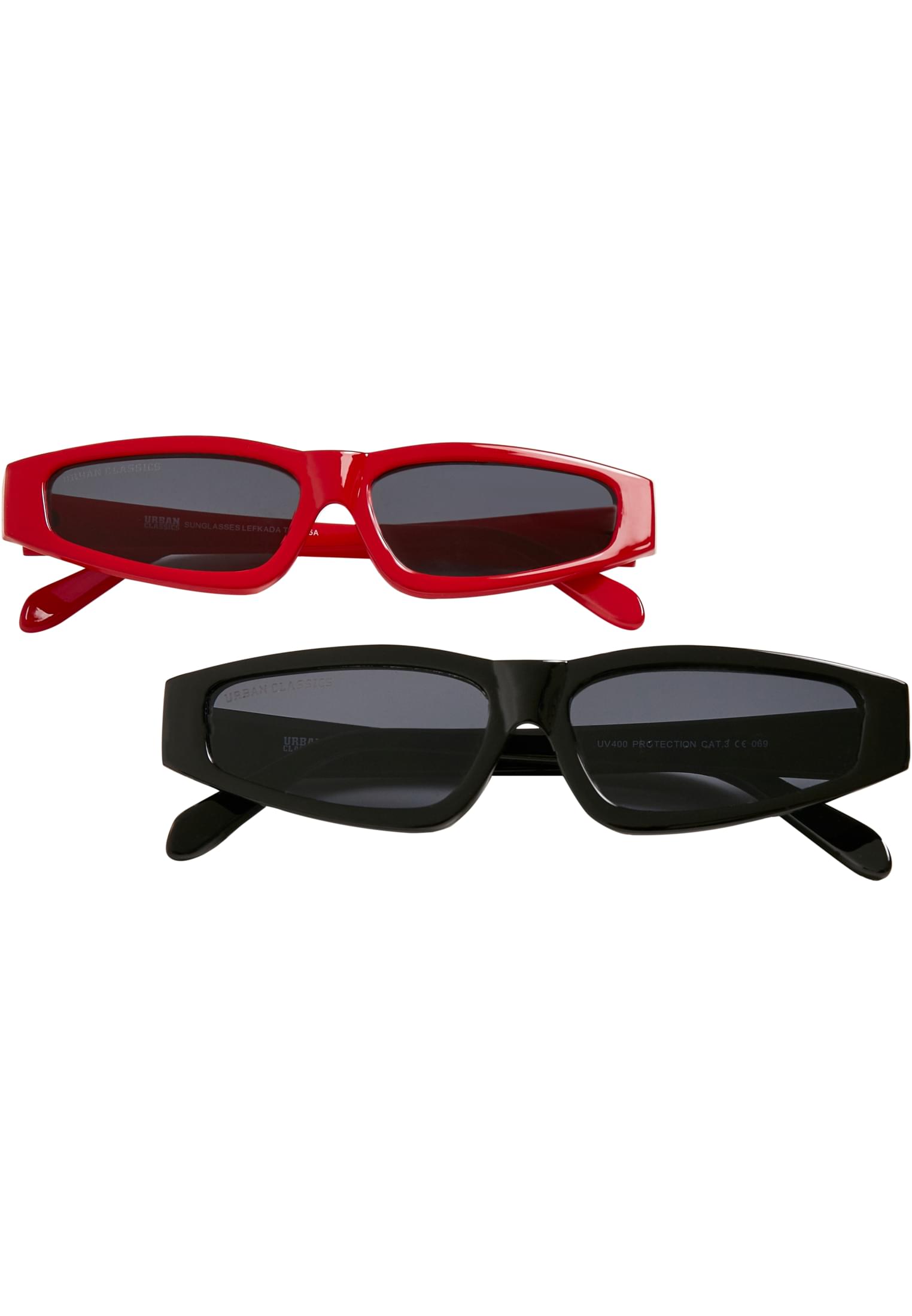 Sunglasses Lefkada 2-Pack | black/black+red/black