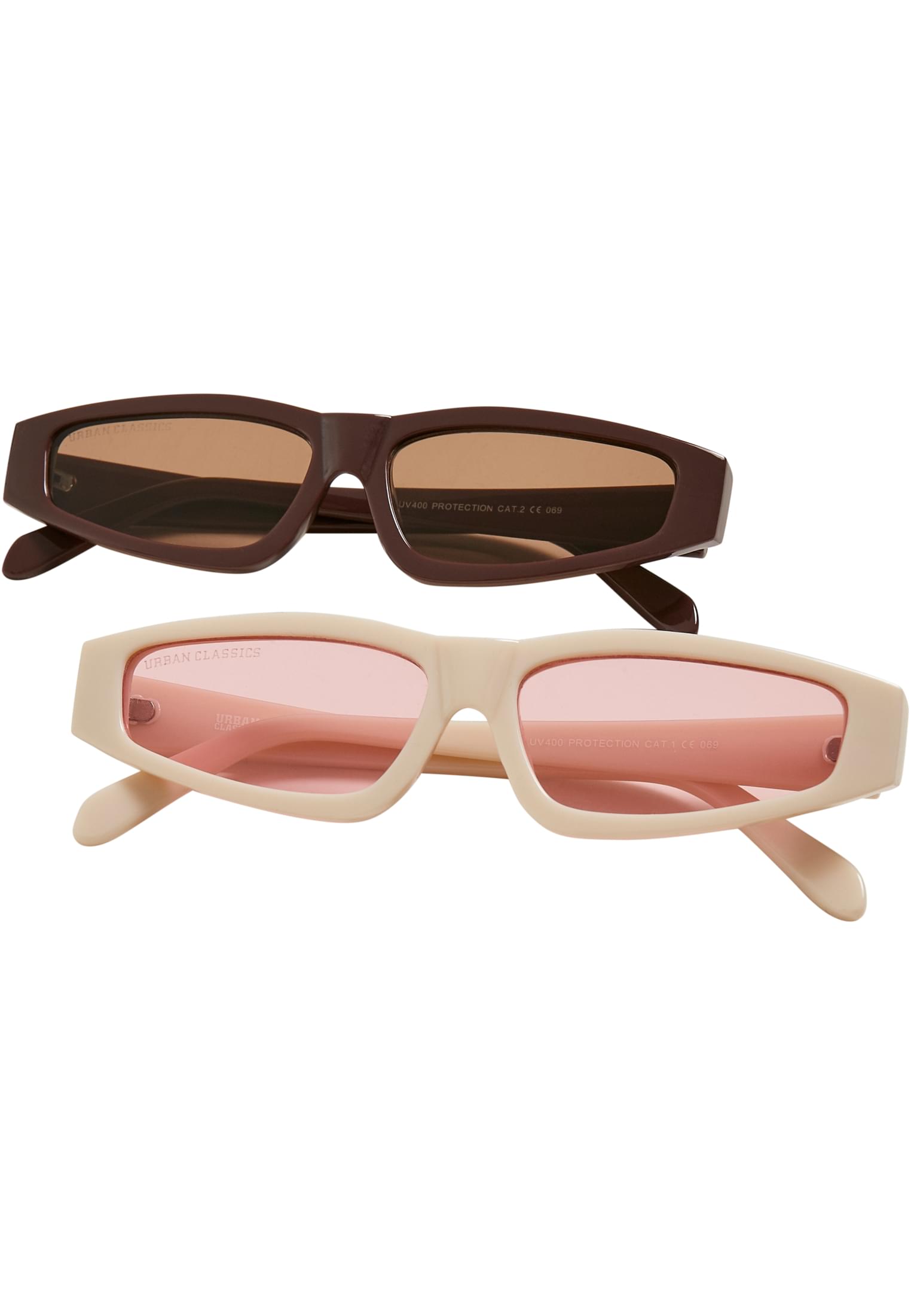 Sunglasses Lefkada 2-Pack | brown/brown+offwhite/pink