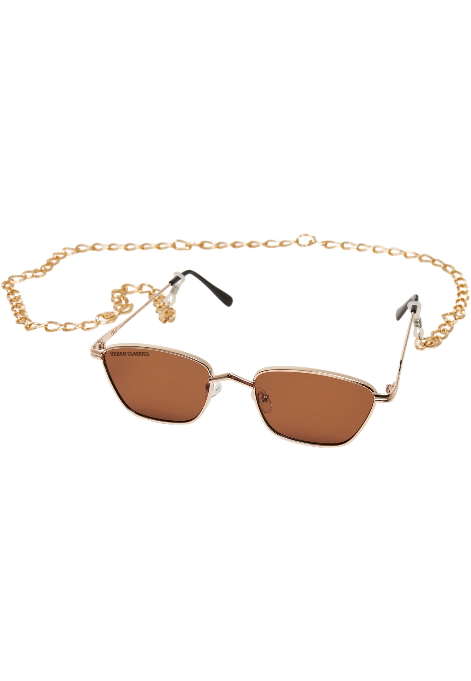 Sunglasses Kalymnos With Chain | gold/brown