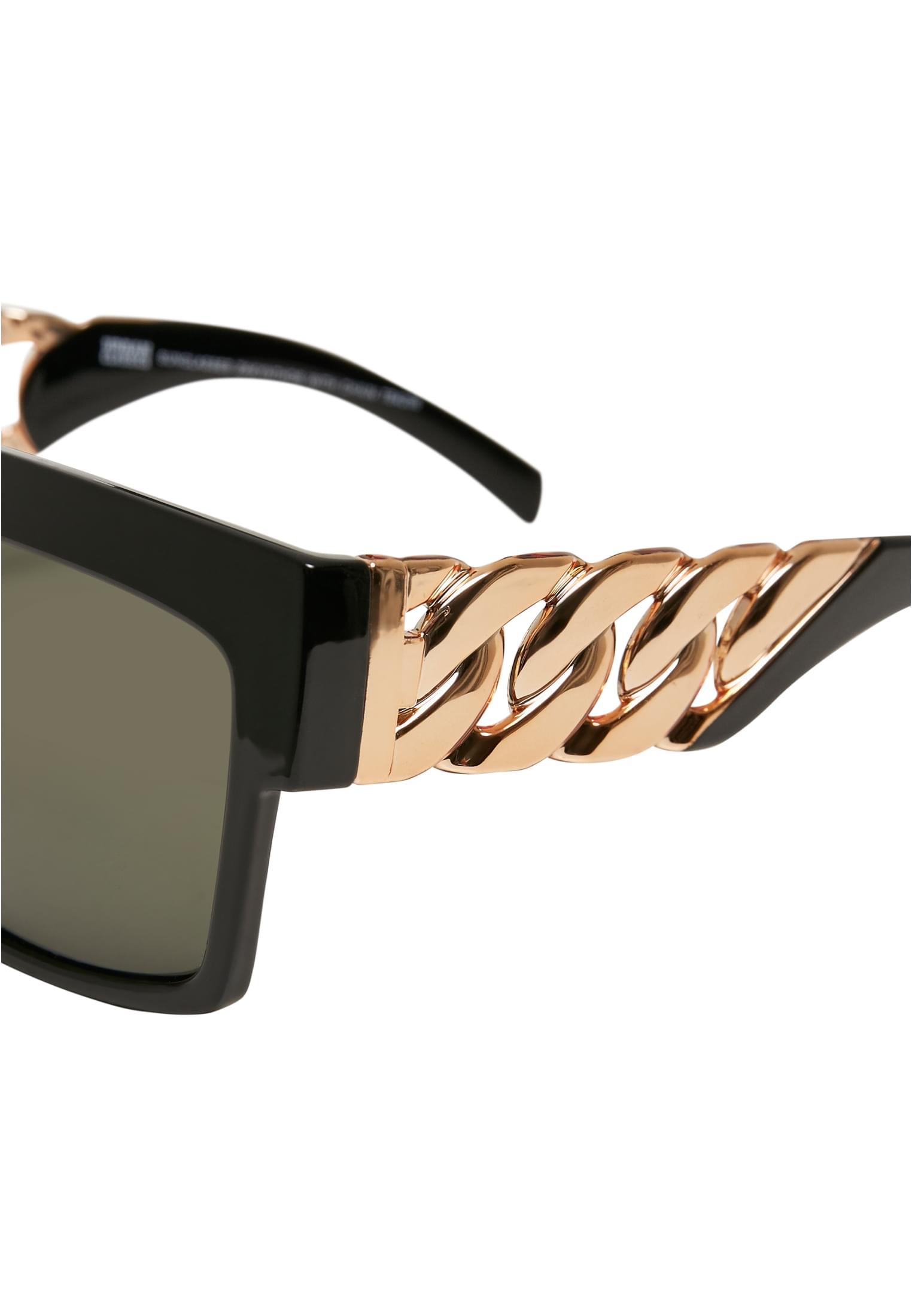 Sunglasses Zakynthos with Chain | black/gold