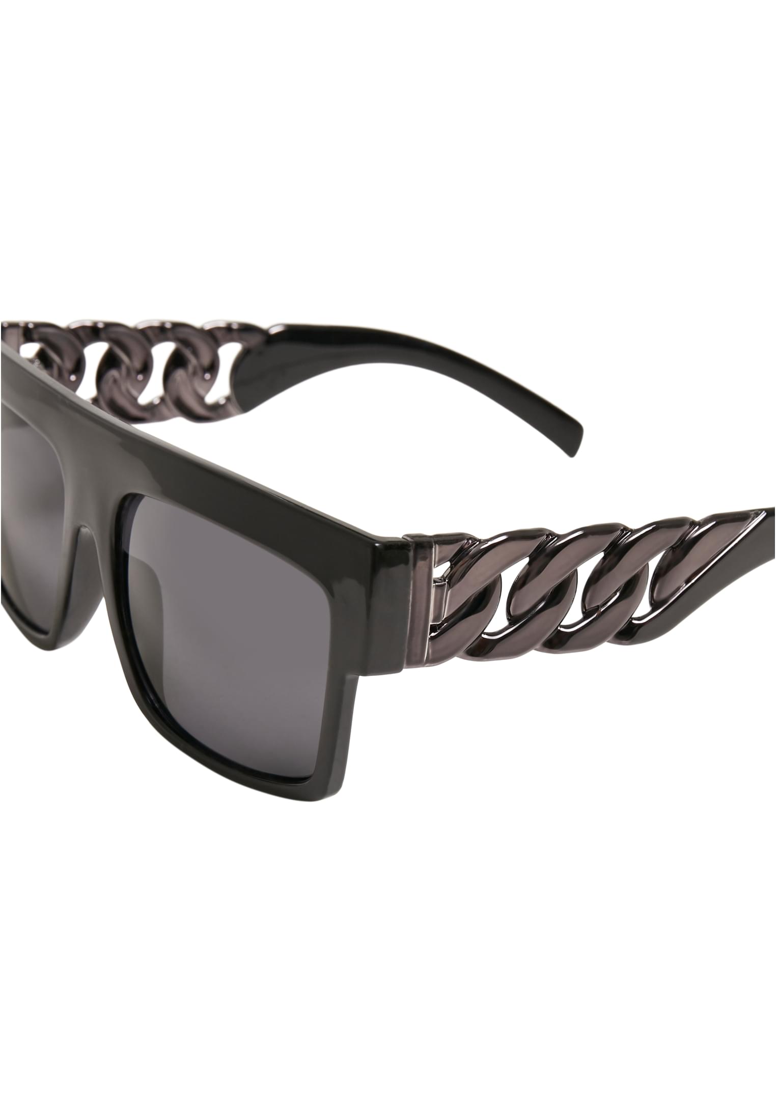 Sunglasses Zakynthos with Chain | black/silver