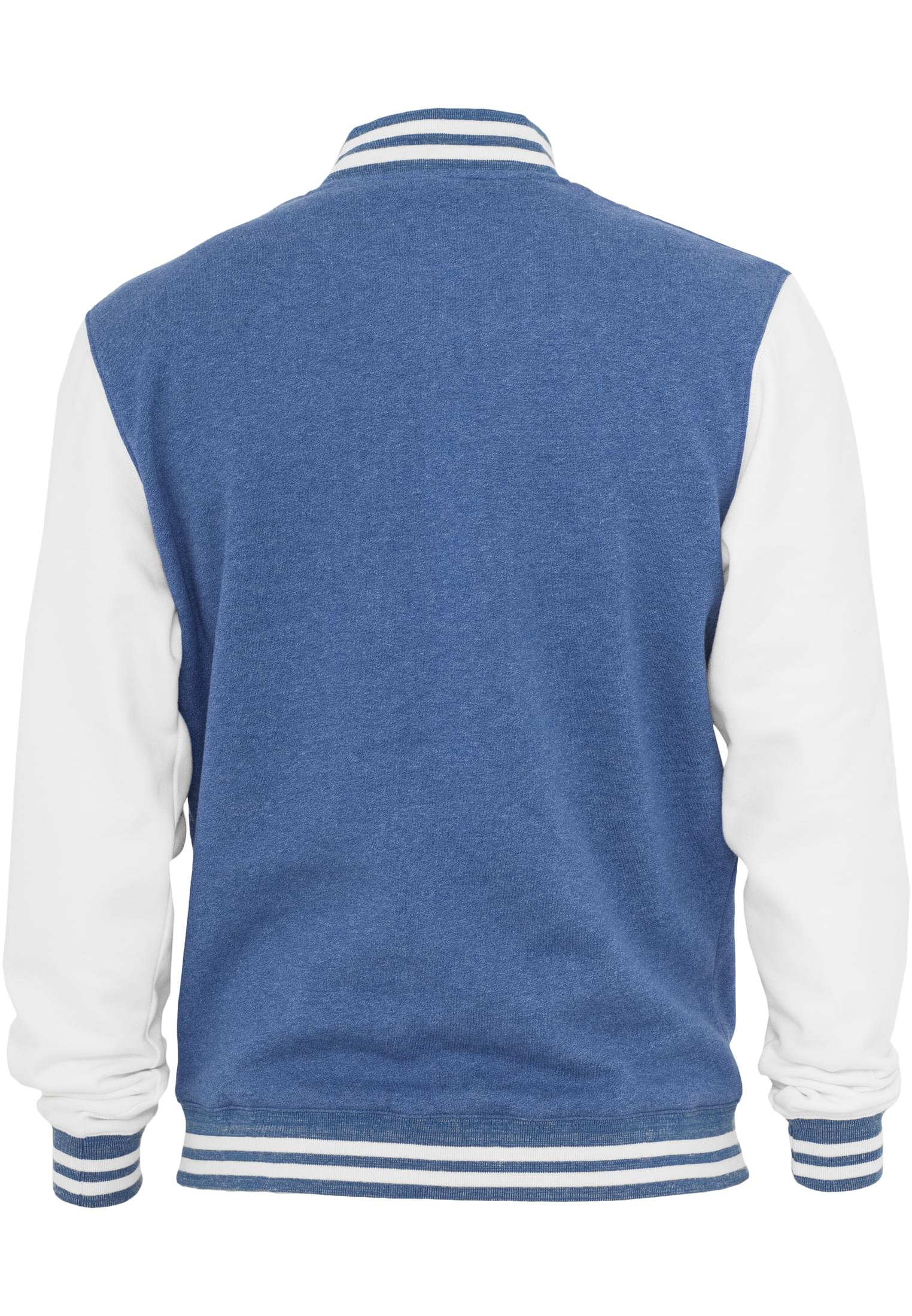 Melange College Sweatjacket | blue/wht