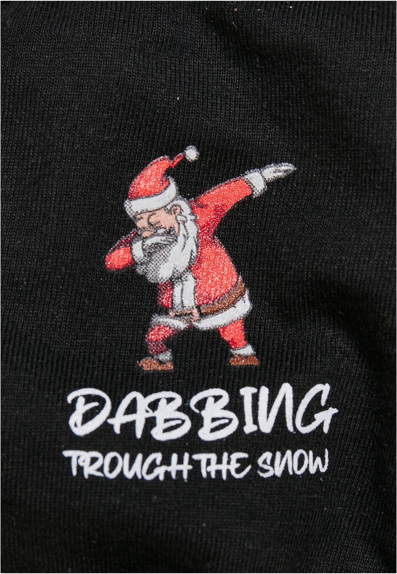 Dabbing Christmas Face Mask | black