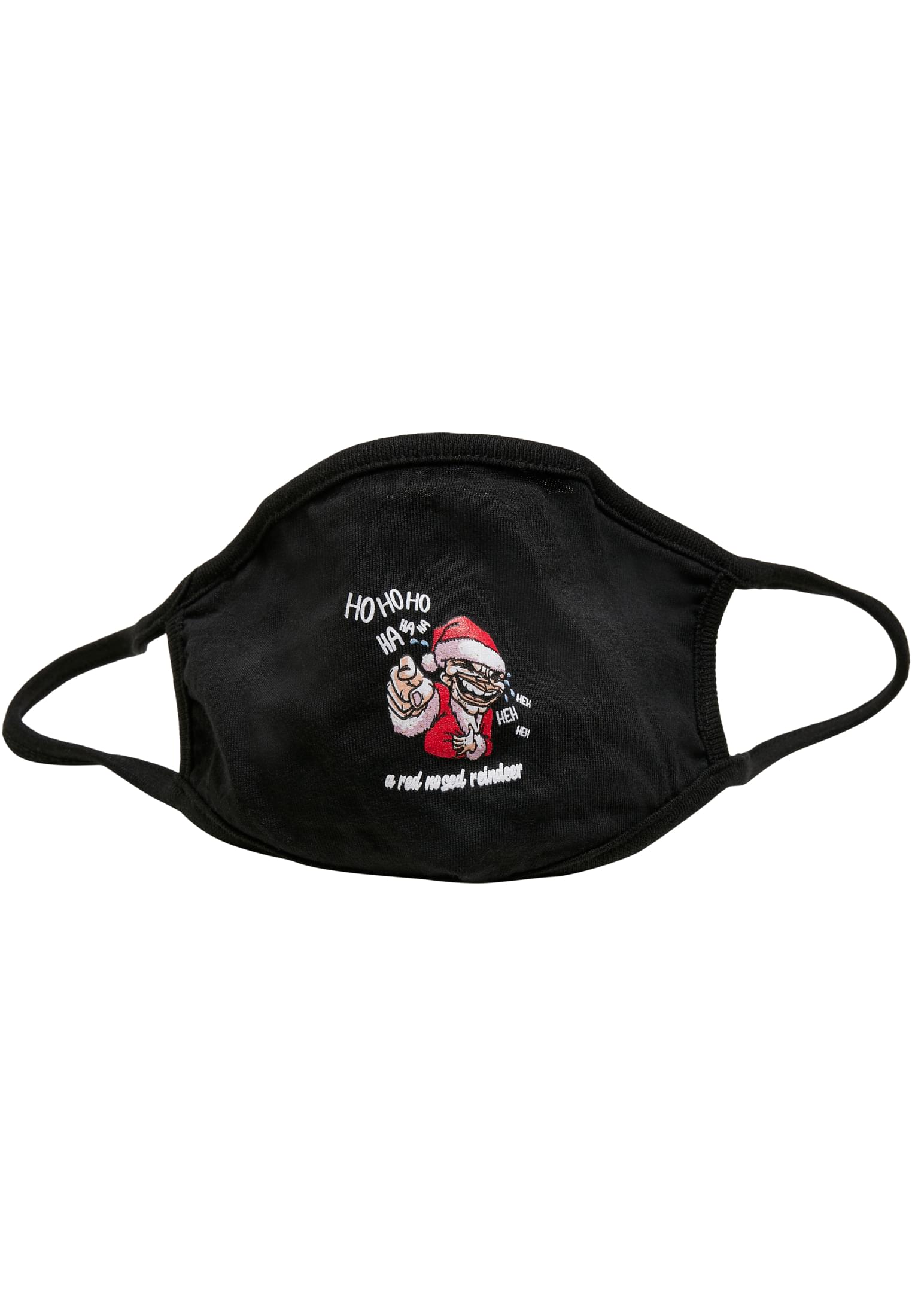 Ugly Santa Face Mask | black