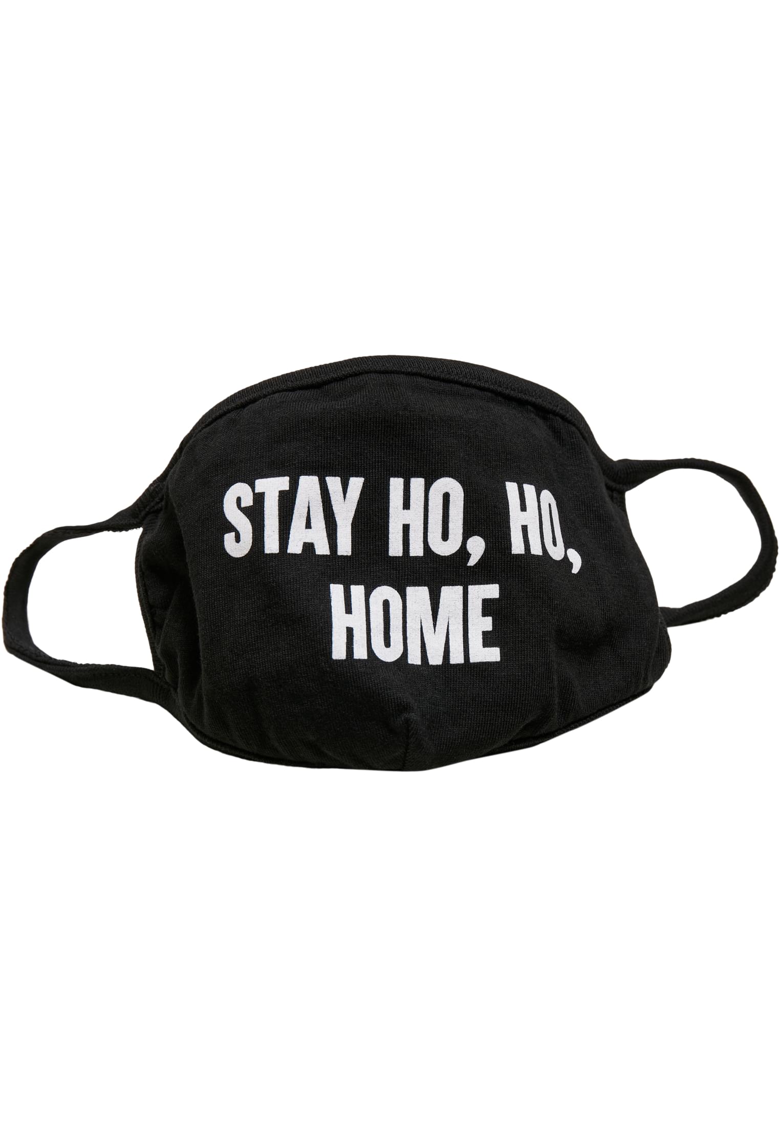 Stay Ho Ho Home Face Mask | black